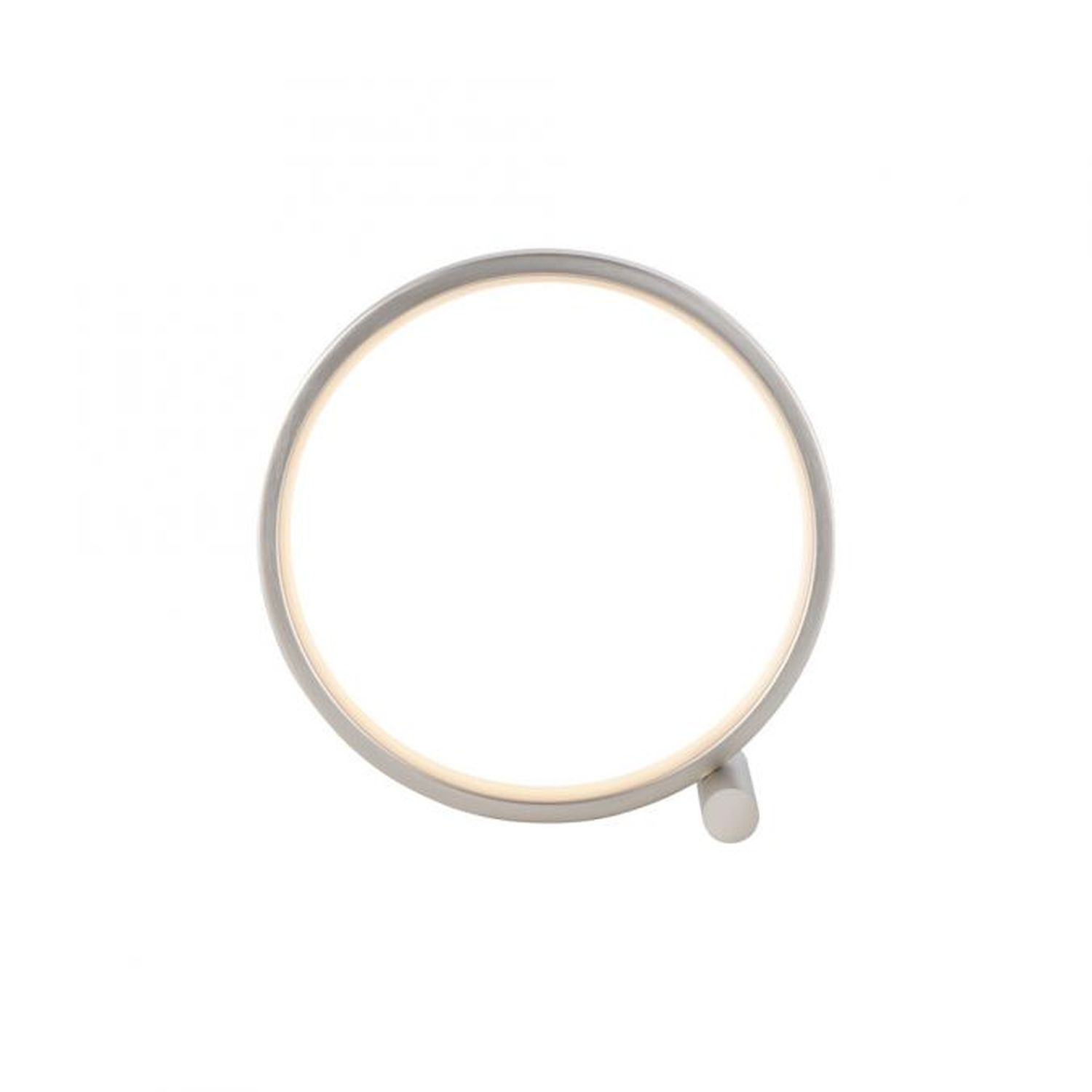 LED Tischlampe Silber Metall Ring H:25,5 cm 3000 K 10 W LED Tischlampe Silber Metall Ring H:25,5 cm 3000 K 10 W