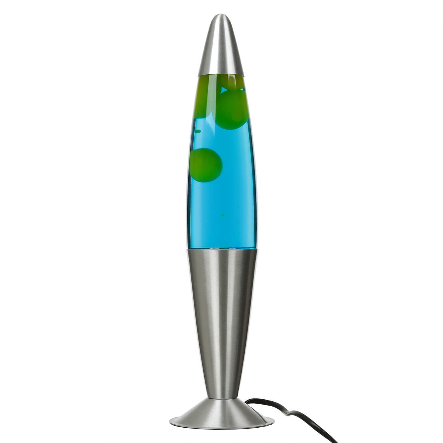 Frische Lavalampe Blau Gelb Retro Design JENNY Lampe, Elektrisches Gerät, Mikrofon