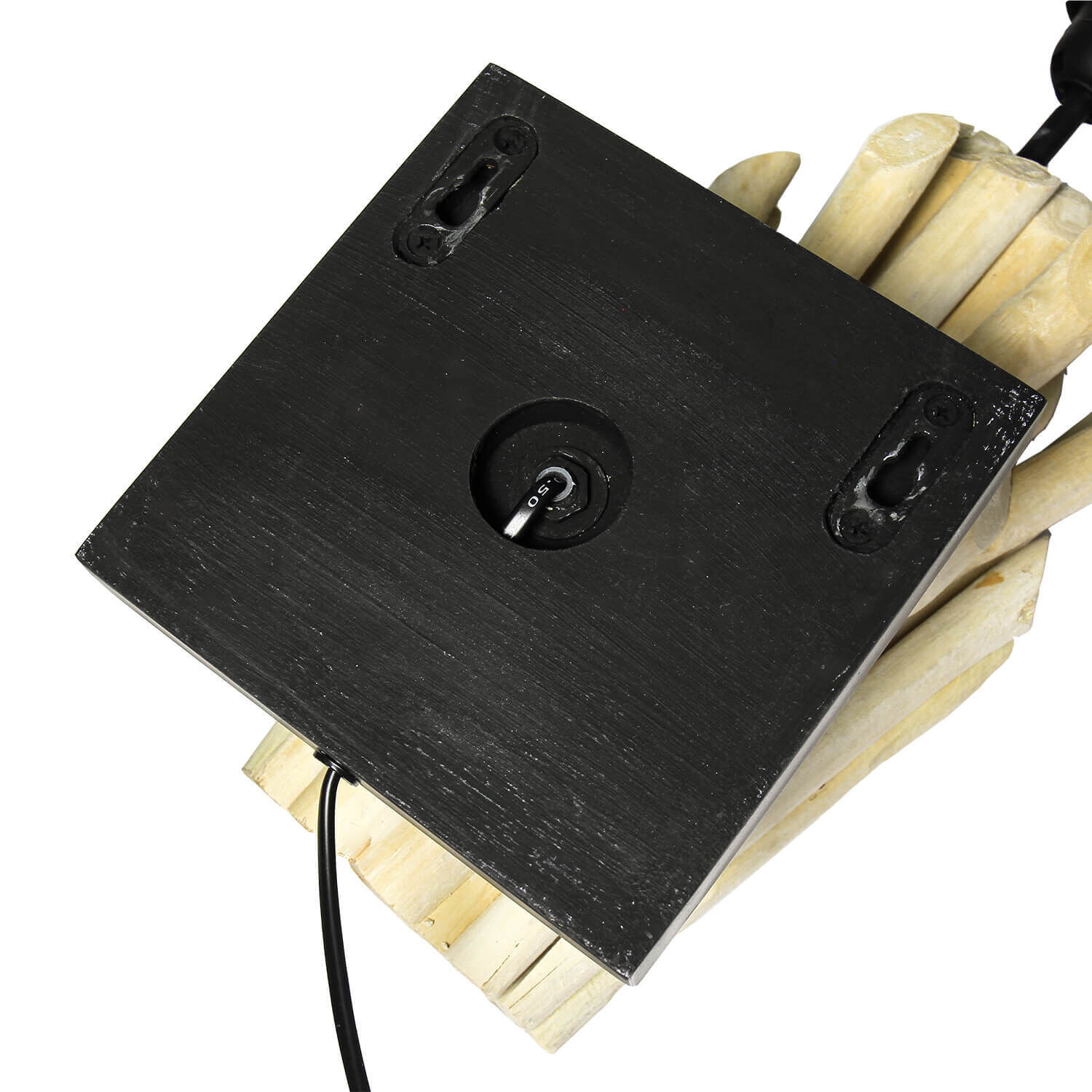 Treibholz Wandleuchte Stoffschirm Handarbeit Wohnzimmer Treibholz Wandleuchte Stoffschirm Handarbeit Wohnzimmer