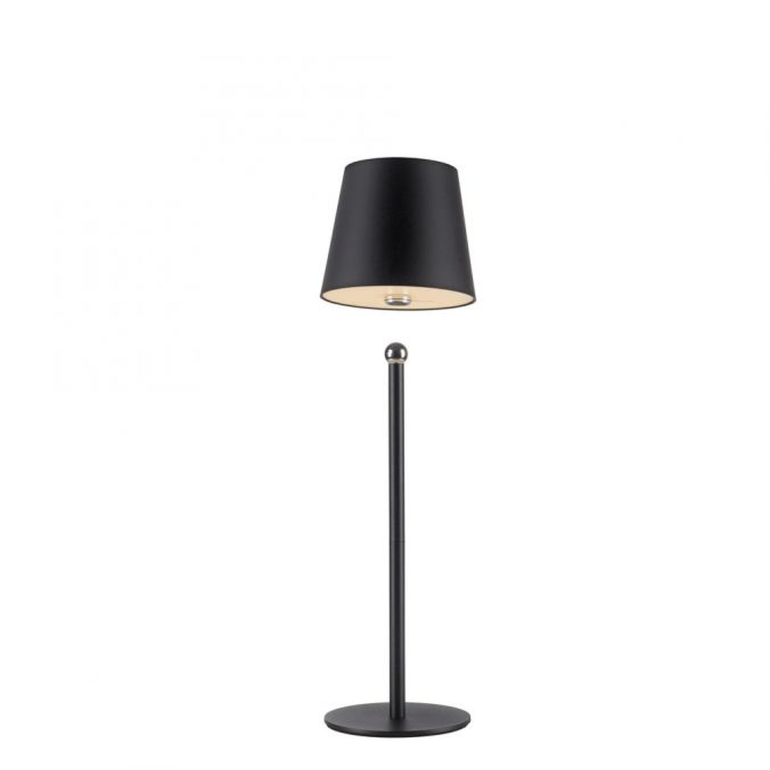 Lampe de table LED à accu noire dimmable Touch 37 cm 320 lm