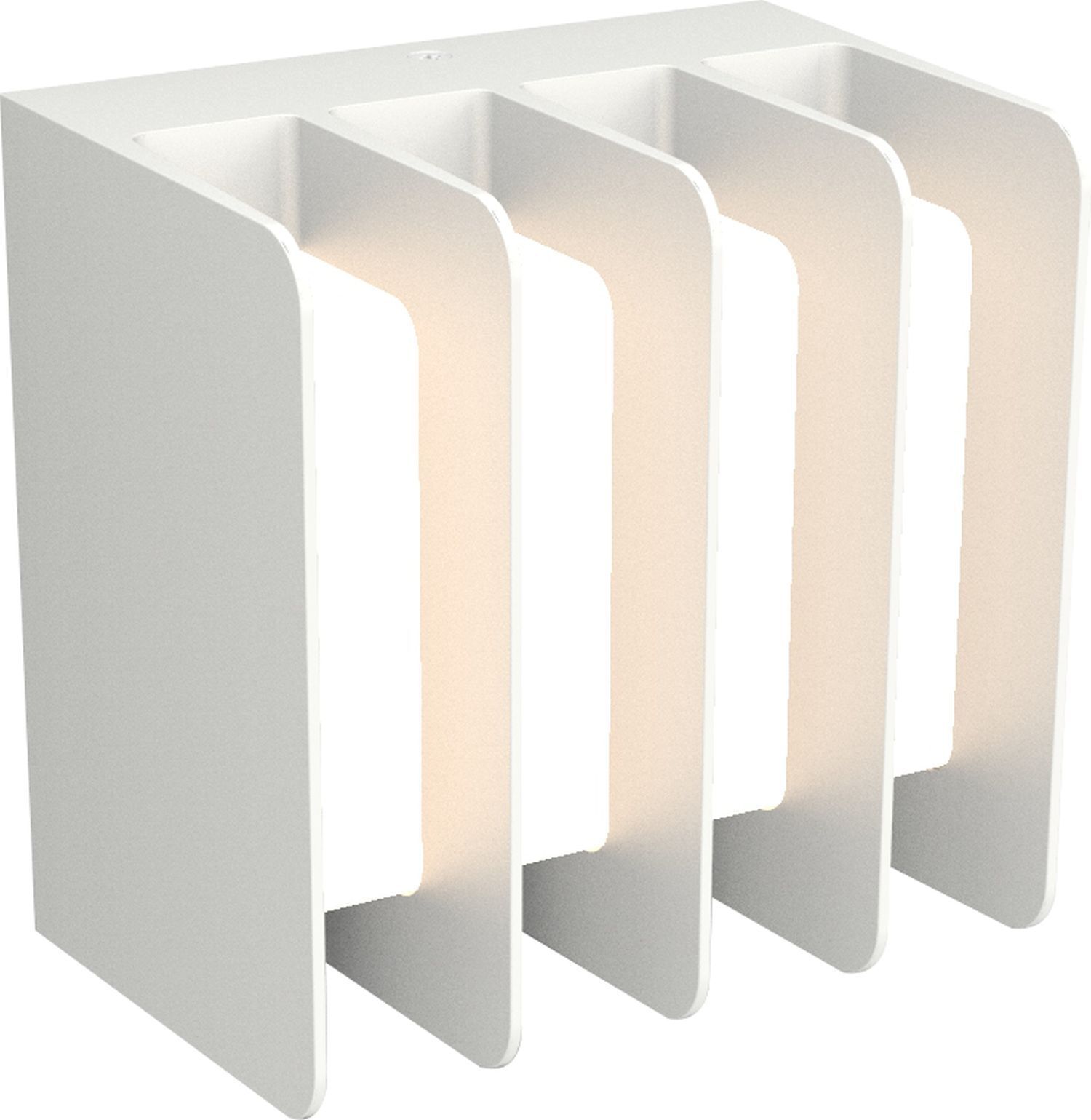 LED Außenwandlampe Weiß 3000 K IP54 dekorativ Modern