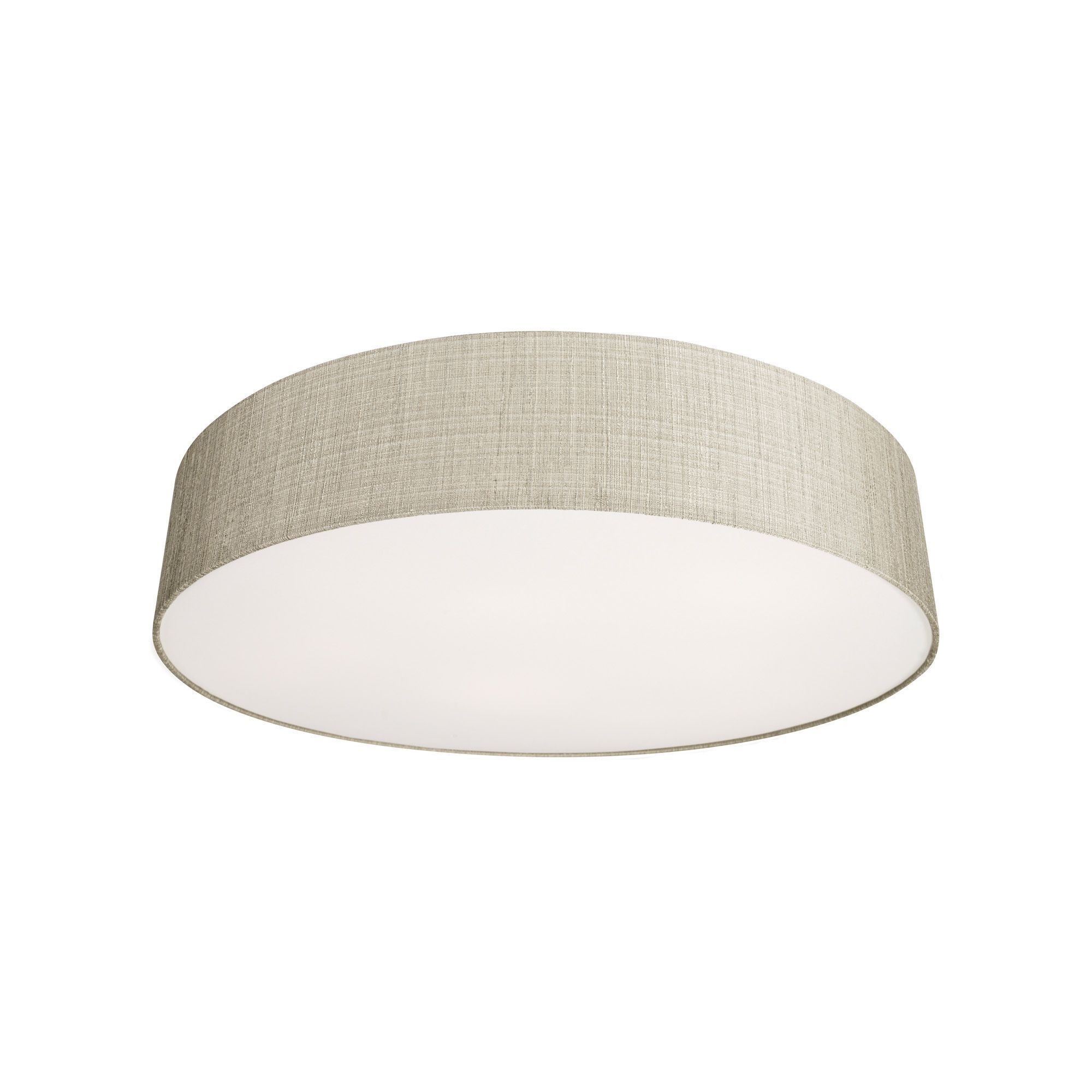 deckenleuchte, deckenlampe, rund, textilschirm, beige
