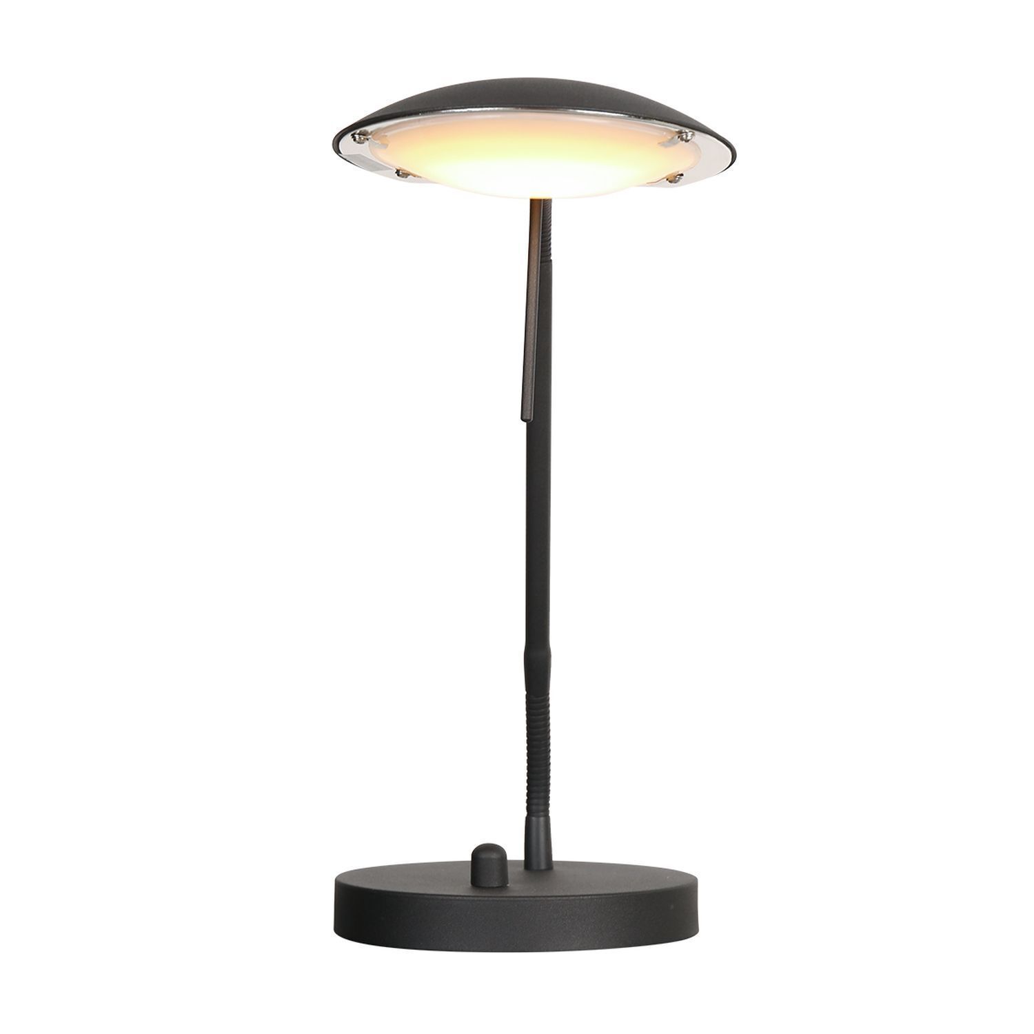 LED Schreibtischleuchte dimmbar Schwarz 46 cm 2700 K Lampe, Tischlampe