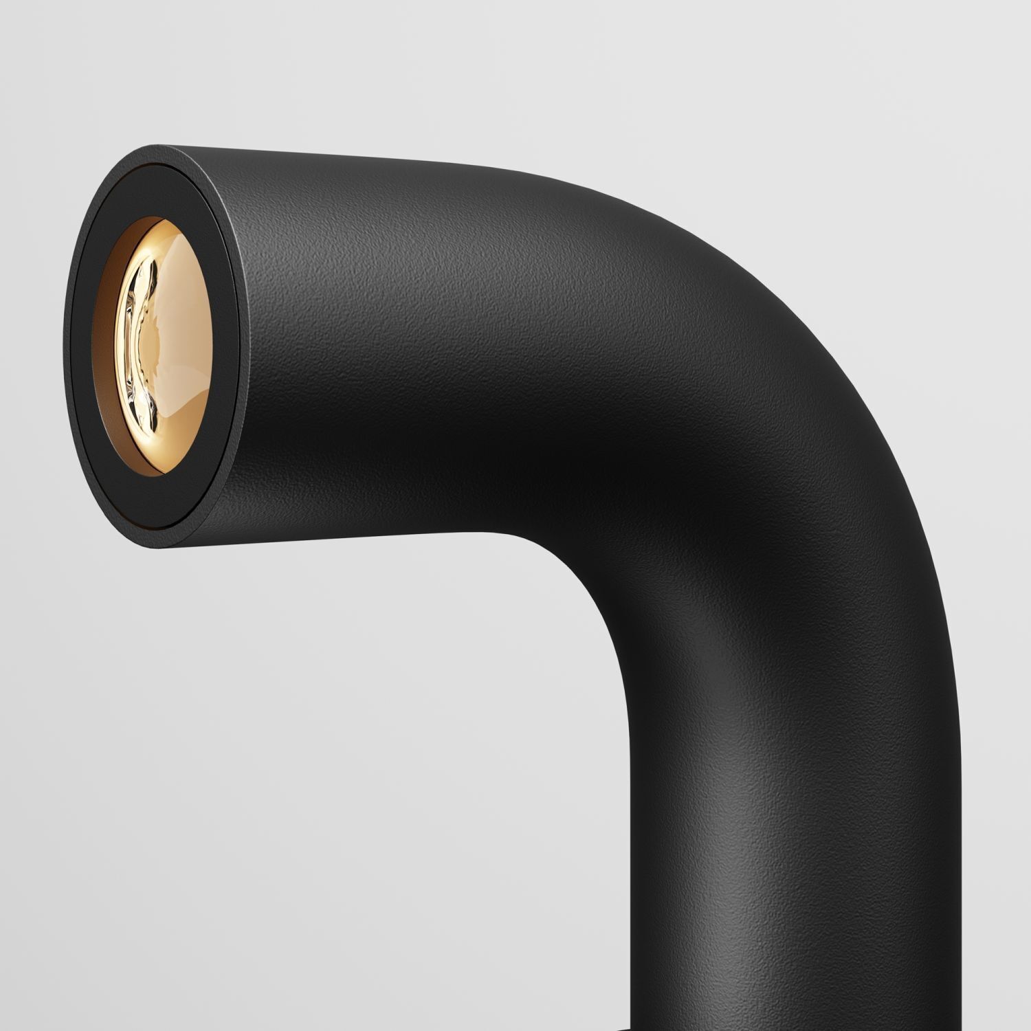 Lampenarm, Wandarm, Leuchte, Messingfassung, Schwarze Oberfläche