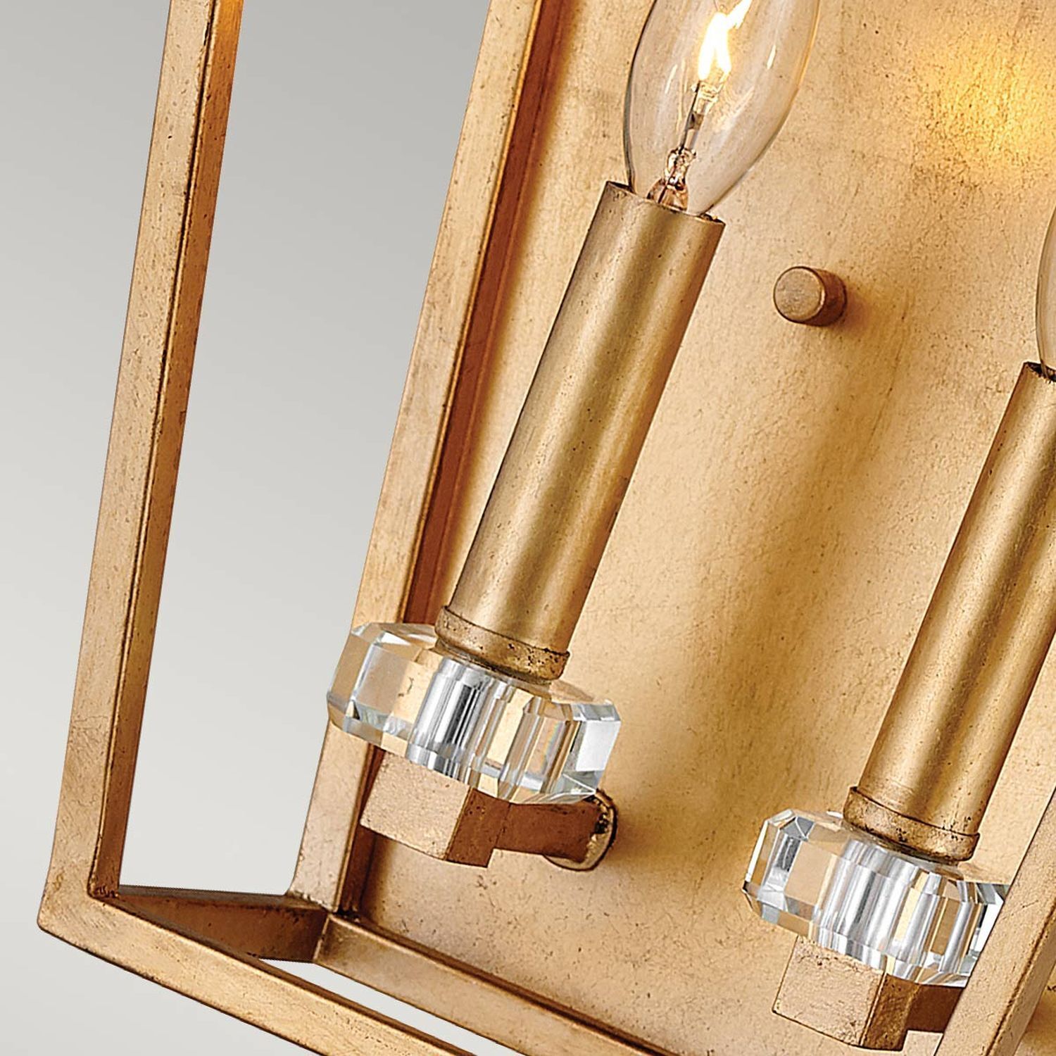 Applique Métal E14 H : 43,1 cm en laiton vieilli TARIN Licht, Lampe