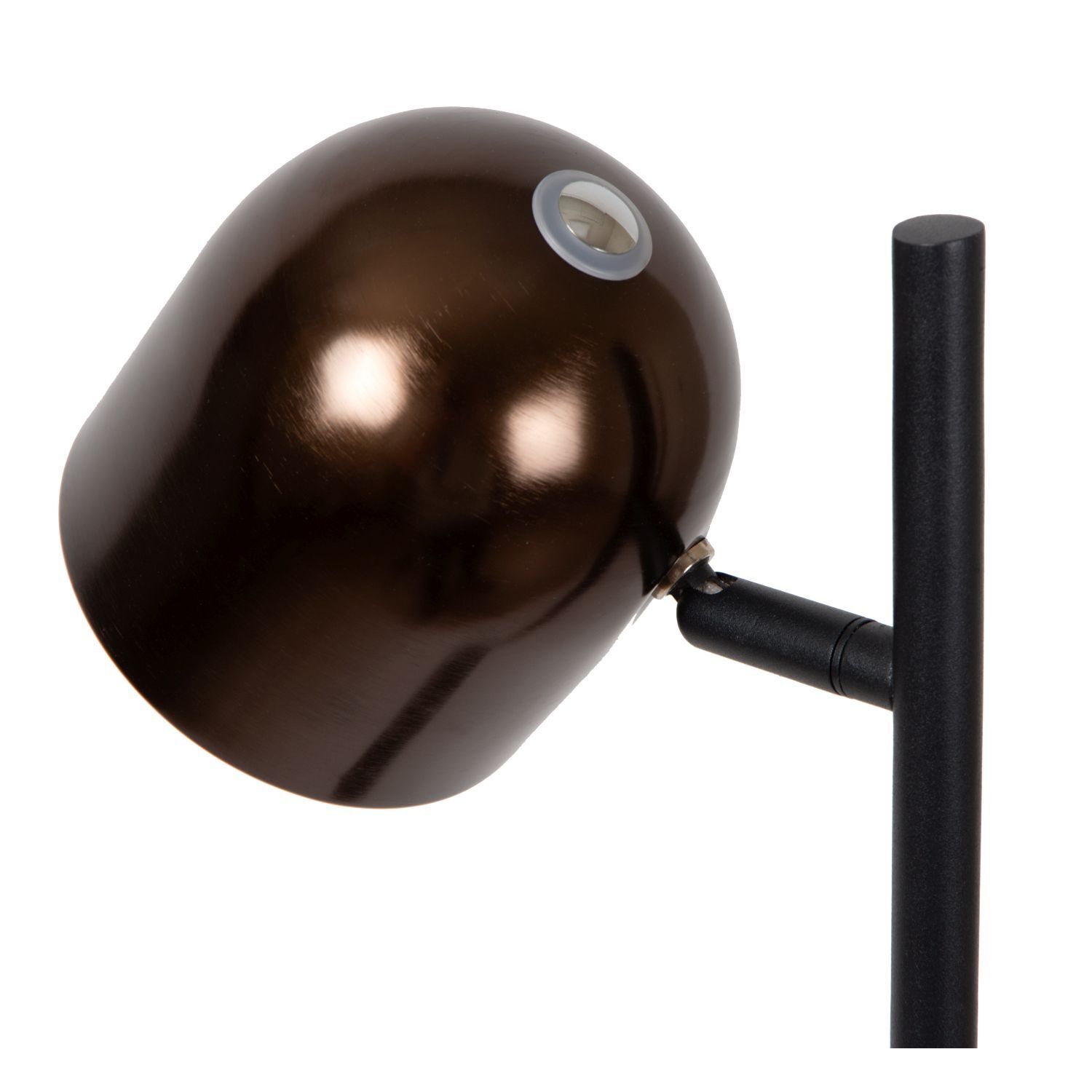 LED Akku Stehleuchte Braun 3000 K H:137 cm edel Beleuchtung, Lampe