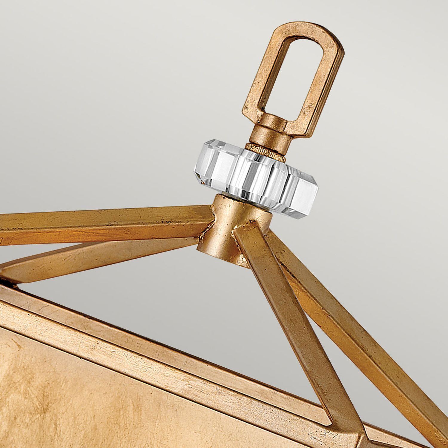Wandlampe Metall E14 H: 43,1 cm in Messing Antik TARIN lampe, metall, gold, aufhängung, verstellbar