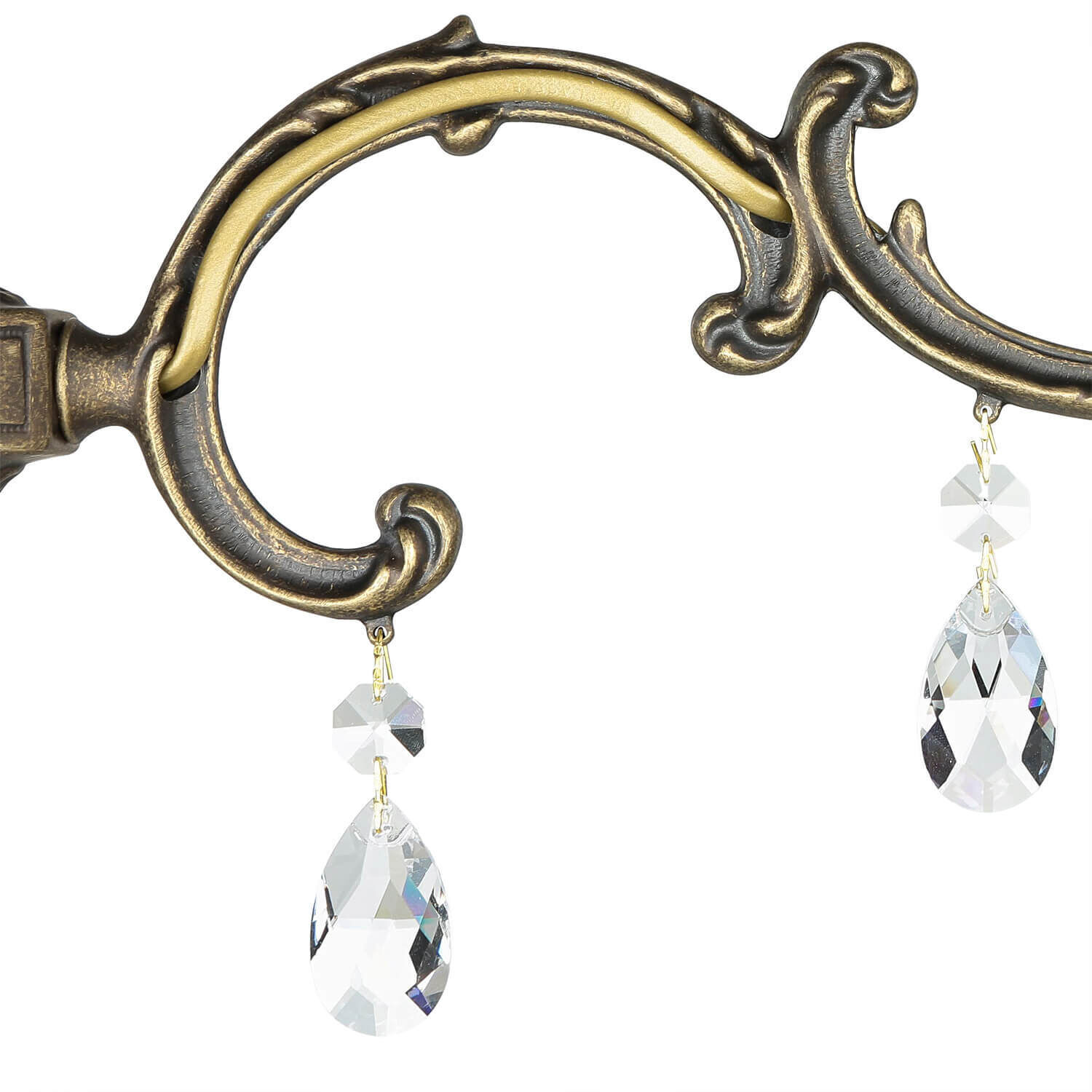 Jugendstil Wandleuchter E14 Venezia Zubehor, Ohrring, Schmuck