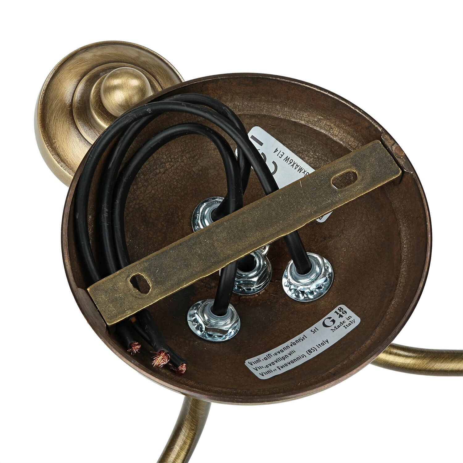 Premium Deckenleuchte Ø36cm 3-Flmg Bronze