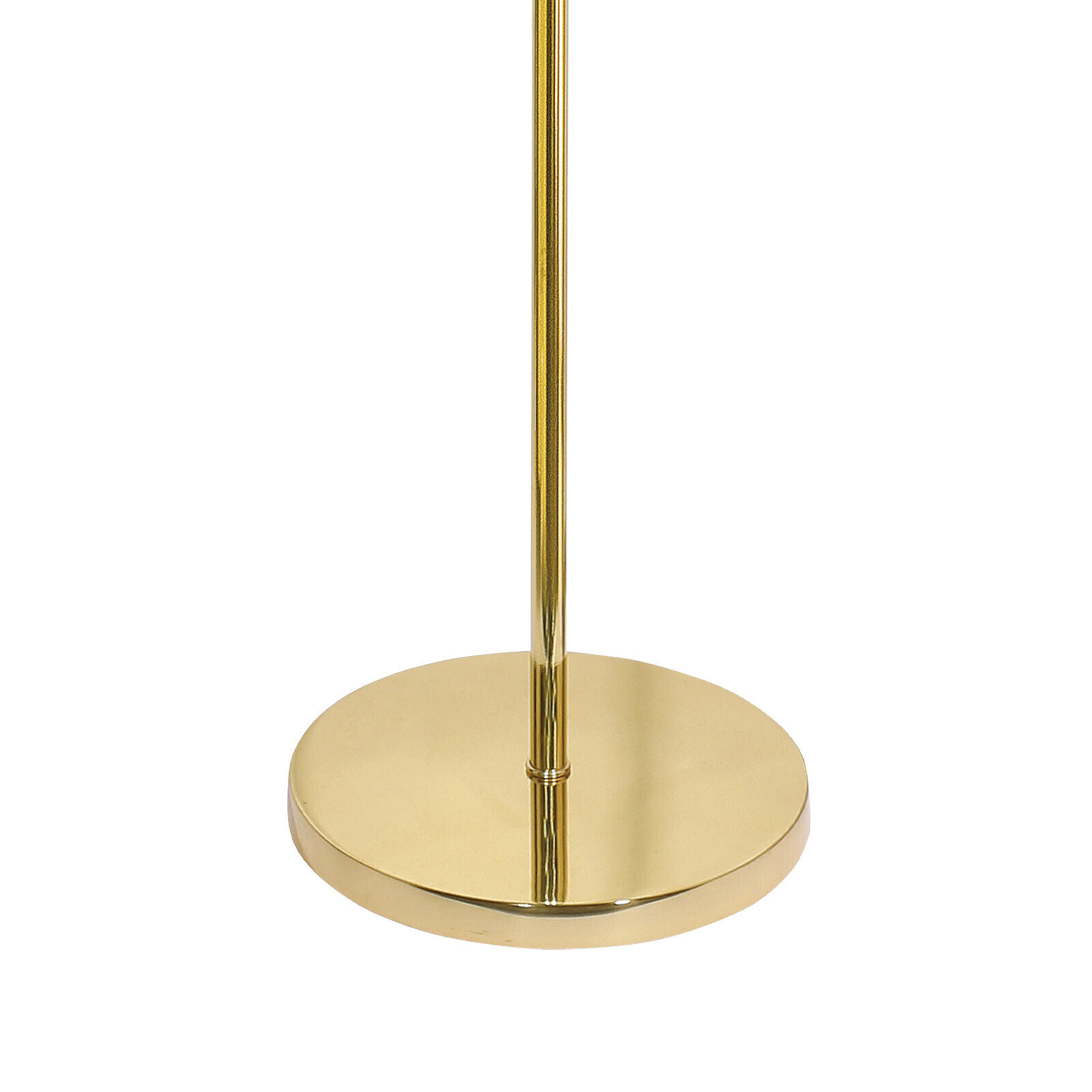 Lampadaire laiton tissu bleu 3-flamme 153,5 cm petit Moebel, Lampe, Elektrisches Gerät, Mikrophon