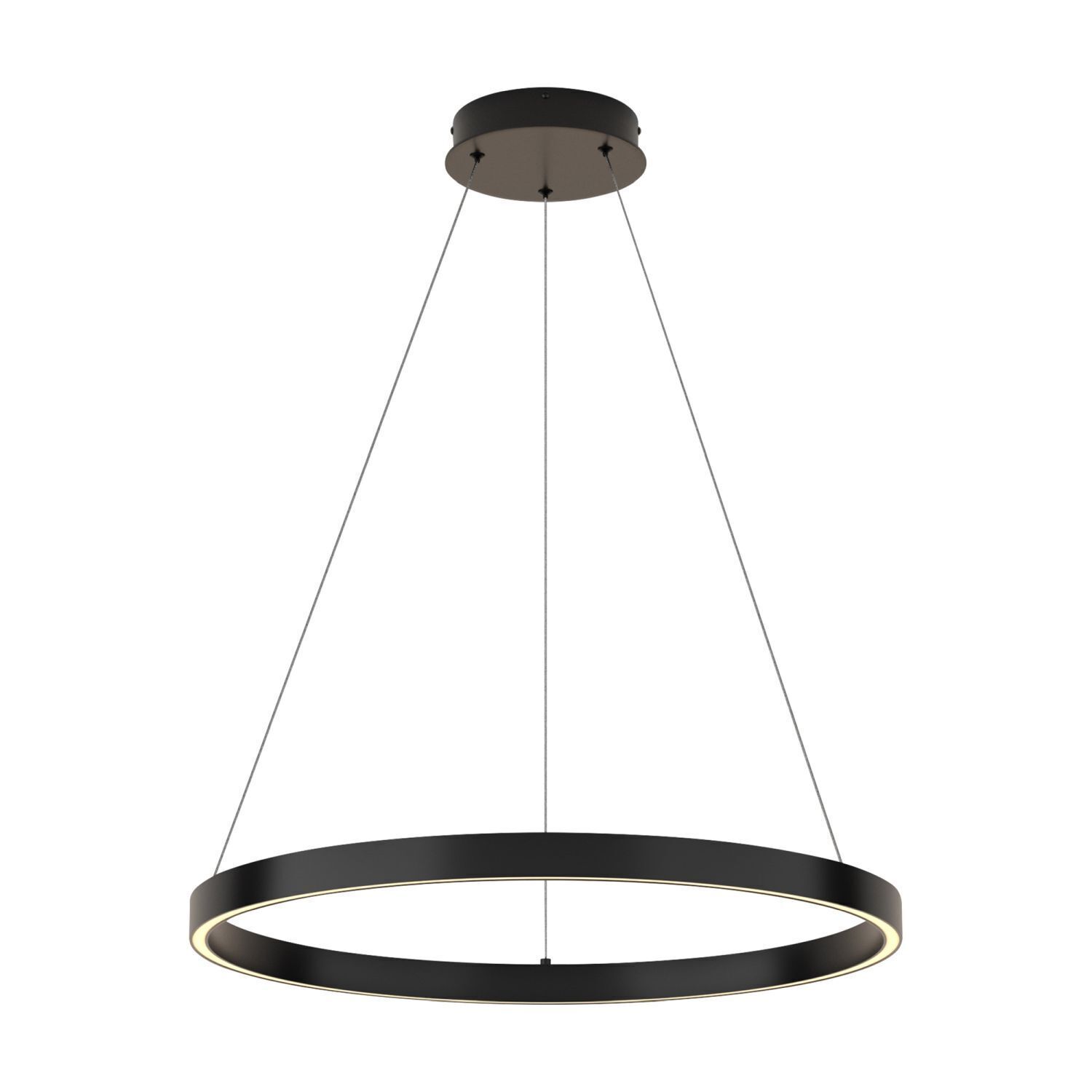 LED Kronleuchter Ring rund Ø 60 cm H: max. 120 cm Leuchter, Lampe