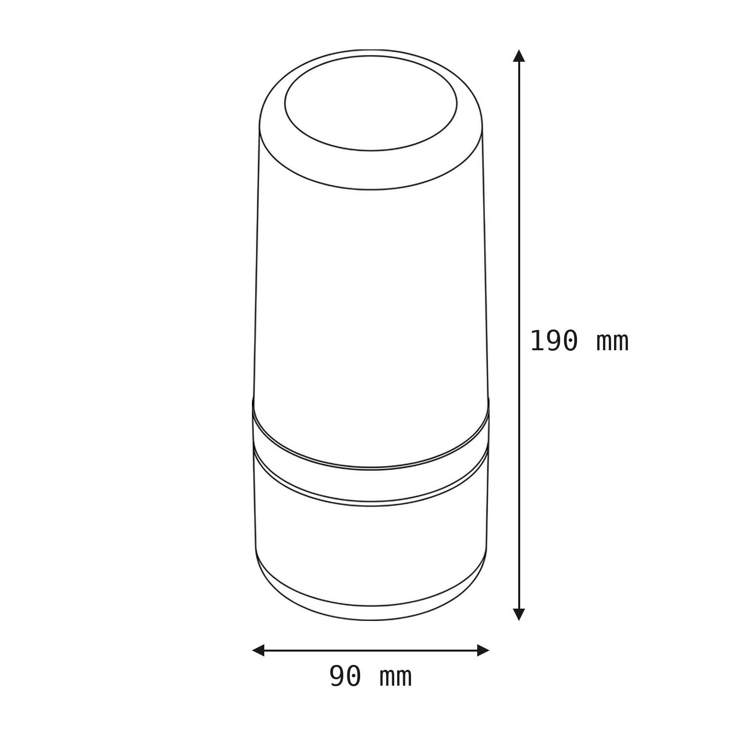 le110926-tischleuchte-akkuleuchte-terrasse-balkon-wohnzimmer-schlafzimmer-flur-aussen-innen-metall-kunststoff-modern-usb-silber-weiss-07 Zylinder, Edelstahl, Behälter, Abmessungen-190x90mm, Rundkörper
