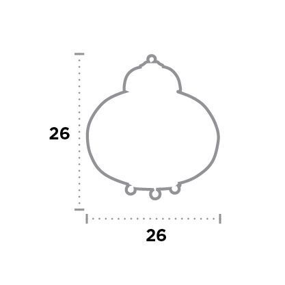 Tischleuchte Metall E27 H: 29 cm Nickel glänzend