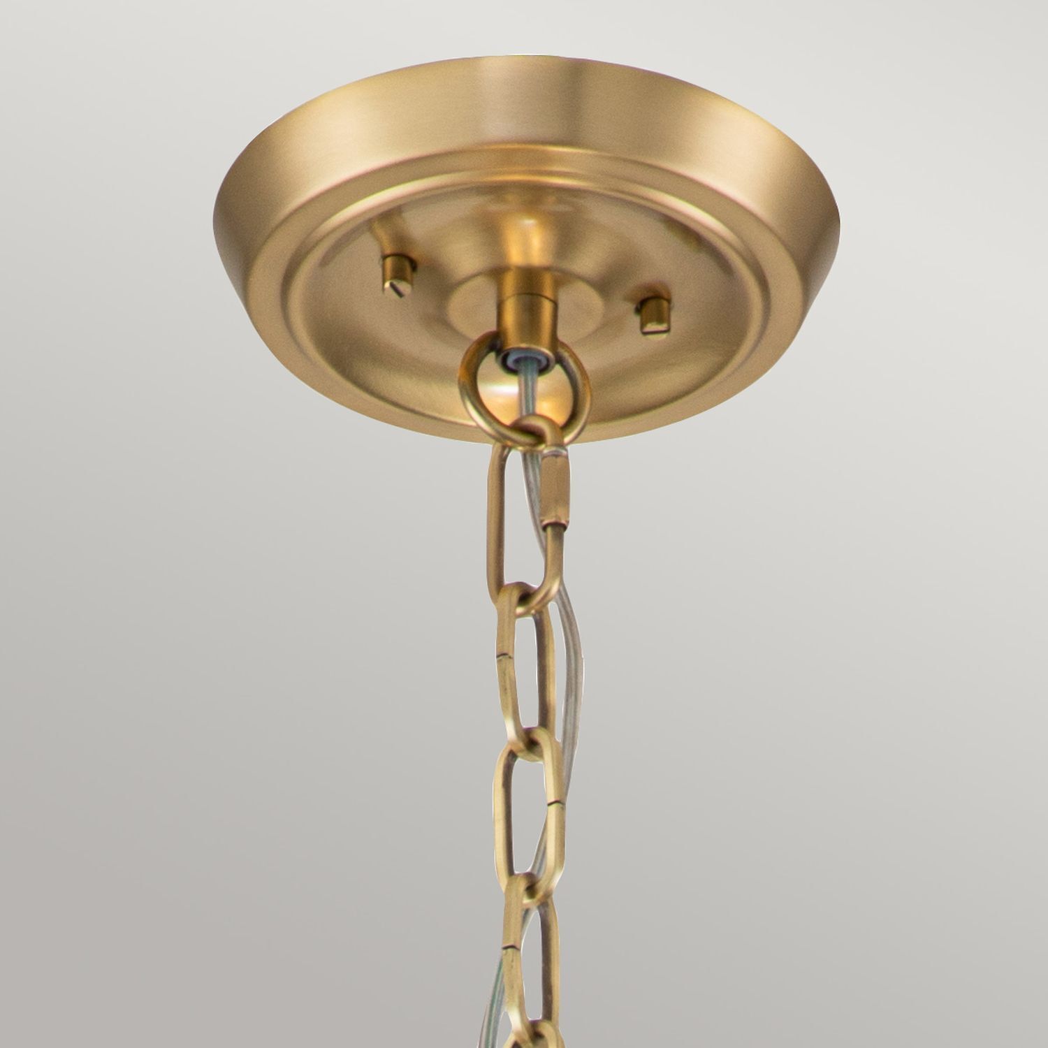 Suspension verre métal ronde D : 58,4 cm 4x E27 faible éblouissement