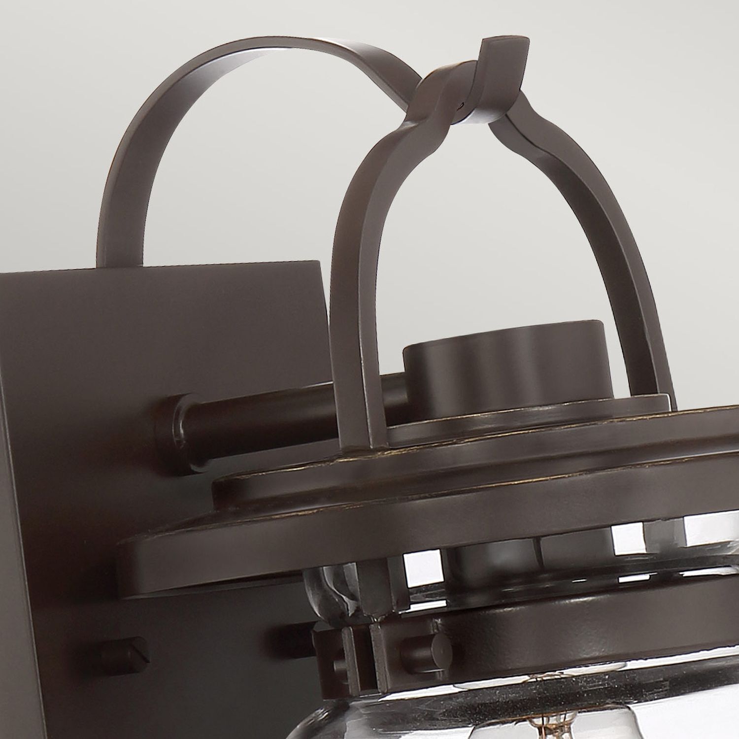 Vintage Außenleuchte E27 Aluminium Glas H: 29,6 cm IP44 Tasche, Sinken, Waschbeckenhahn, Zubehör, Handtasche