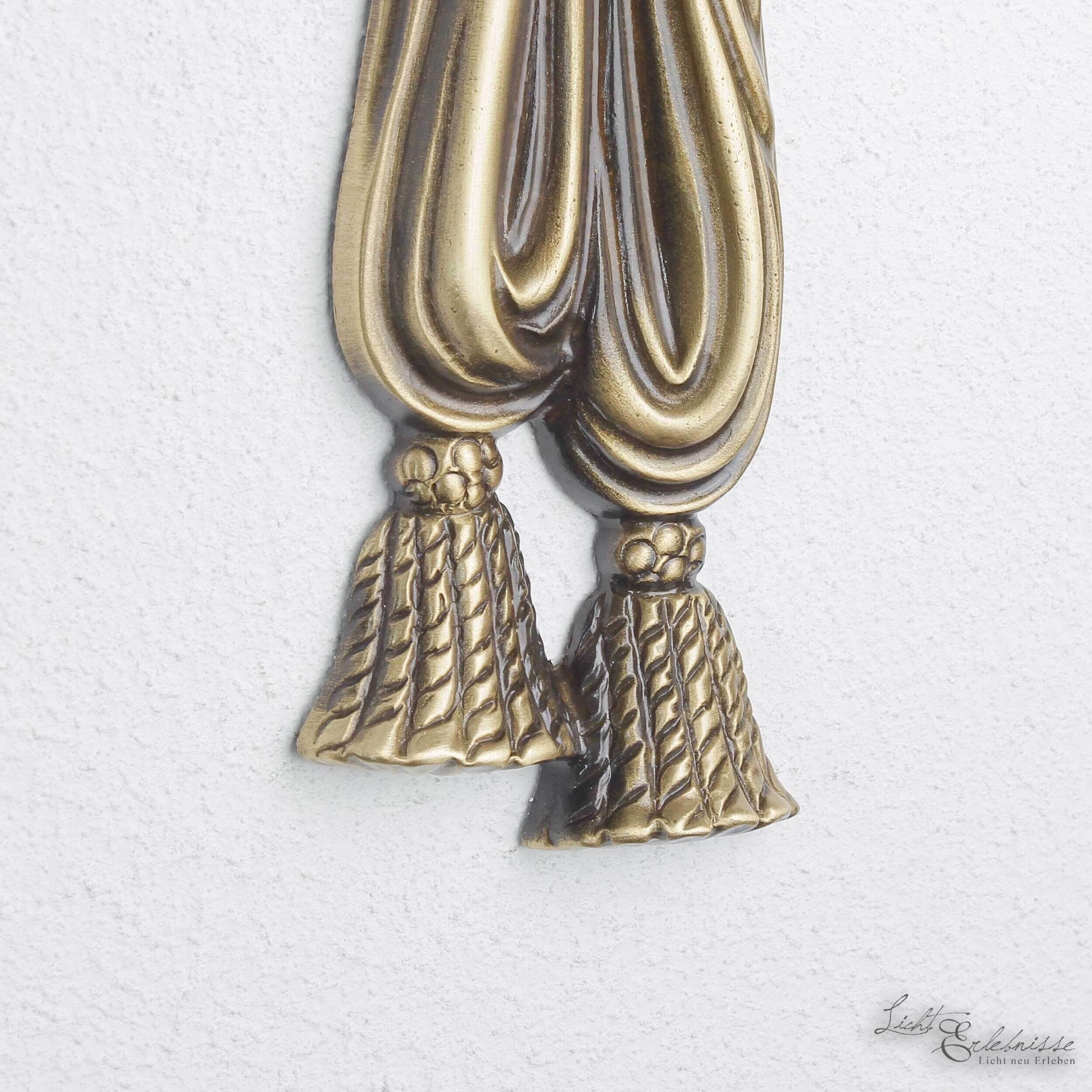 Lustre Applique en laiton véritable en bronze Bronze