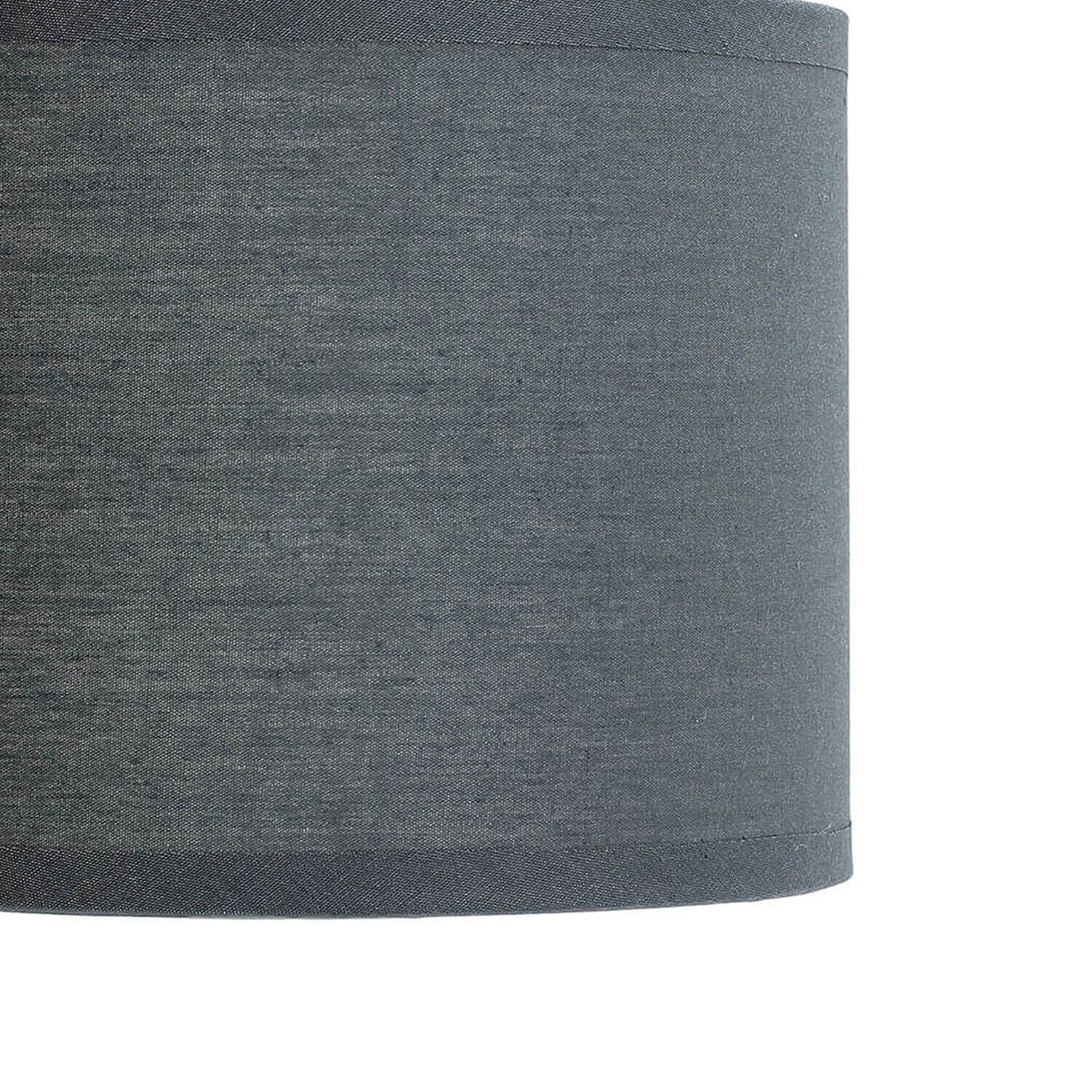 Tissu Abat-jour E14 Lampe de table Anthracite