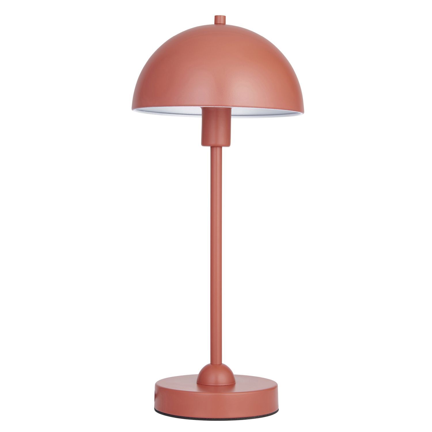 Lampe champignon métal 41 cm en terracotta E14 interrupteur à fil