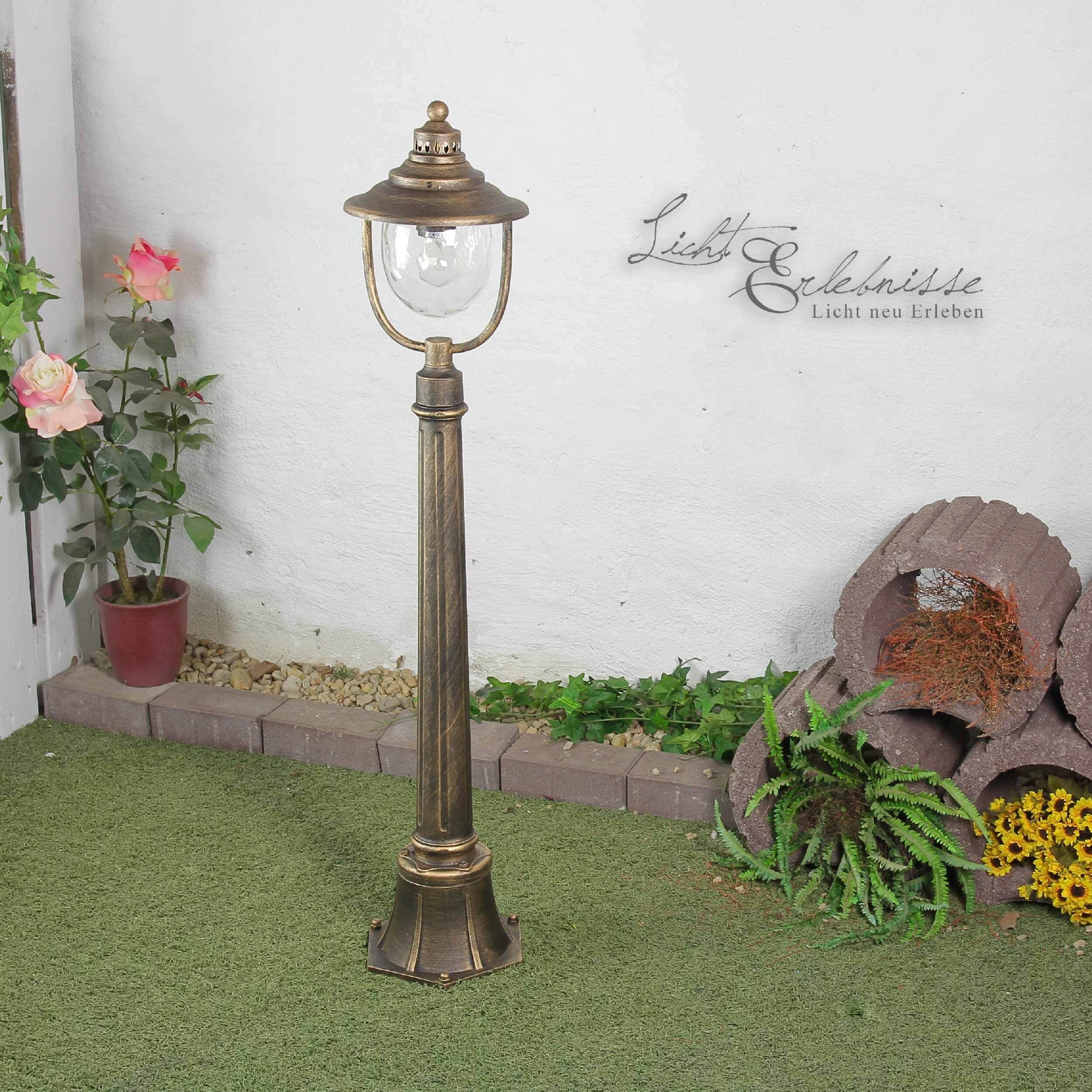 Lampe, Laternenpfahl, Blume, Pflanze, Rose