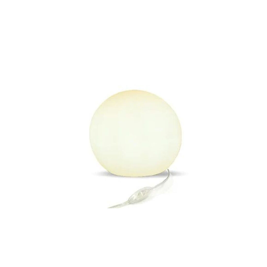 Lampe boule câble fiche Ø 20 cm E27 LED 2700 K extérieur