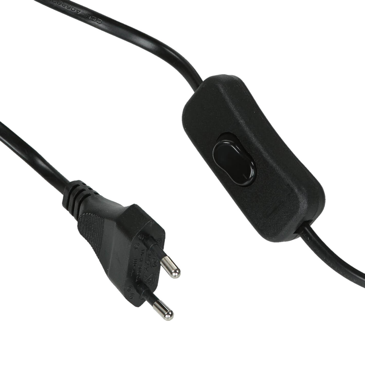schreibtischlampe-schreibtisch-leuchte-messing-braun-glas-schirm-satiniert-premium-6 Stecker, Kabel, EU-Stecker, Netzteil, Schalter