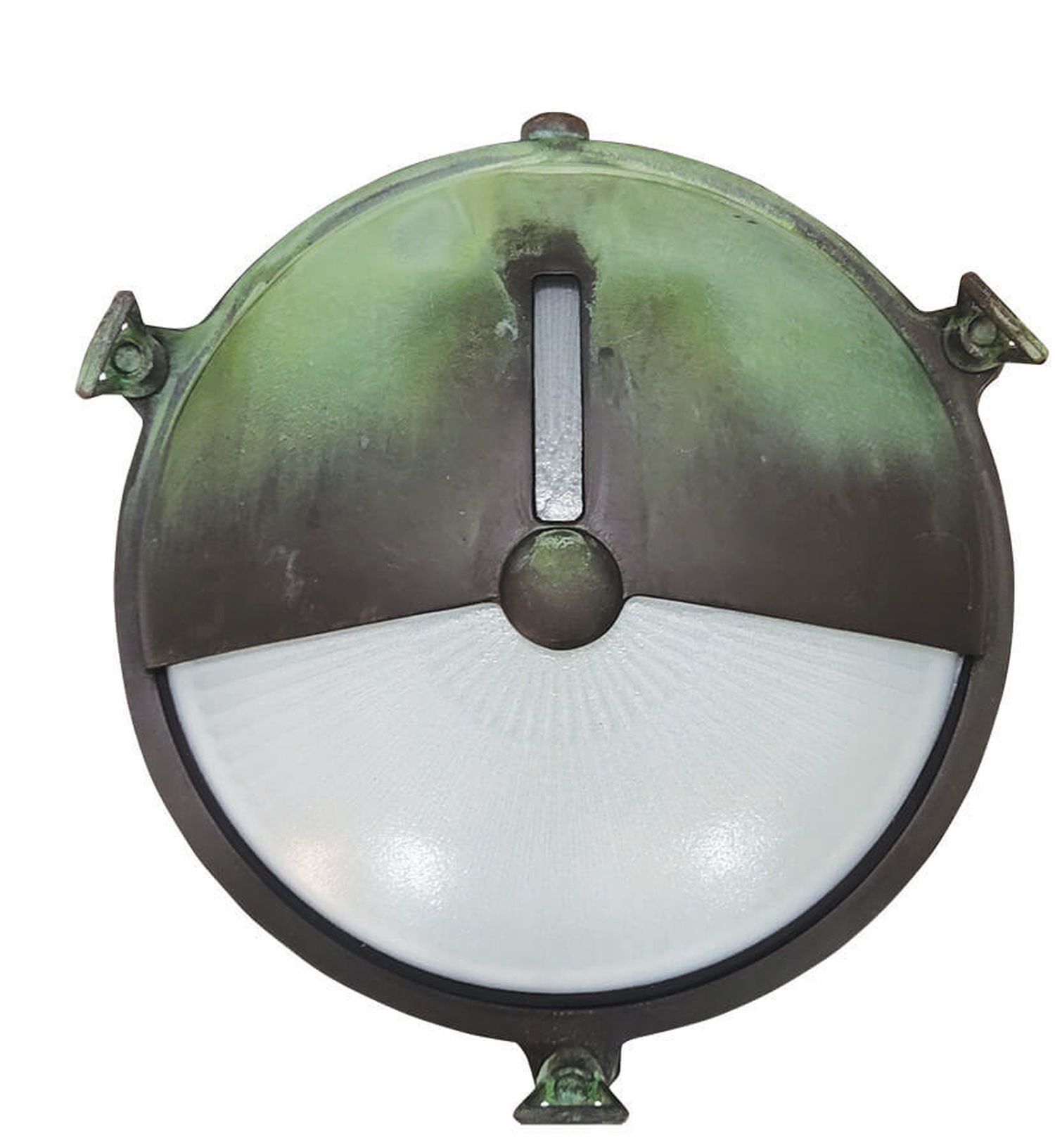 Lampe d'extérieur Mur Maritim laiton E27 IP64 D : 21 cm Vert antique