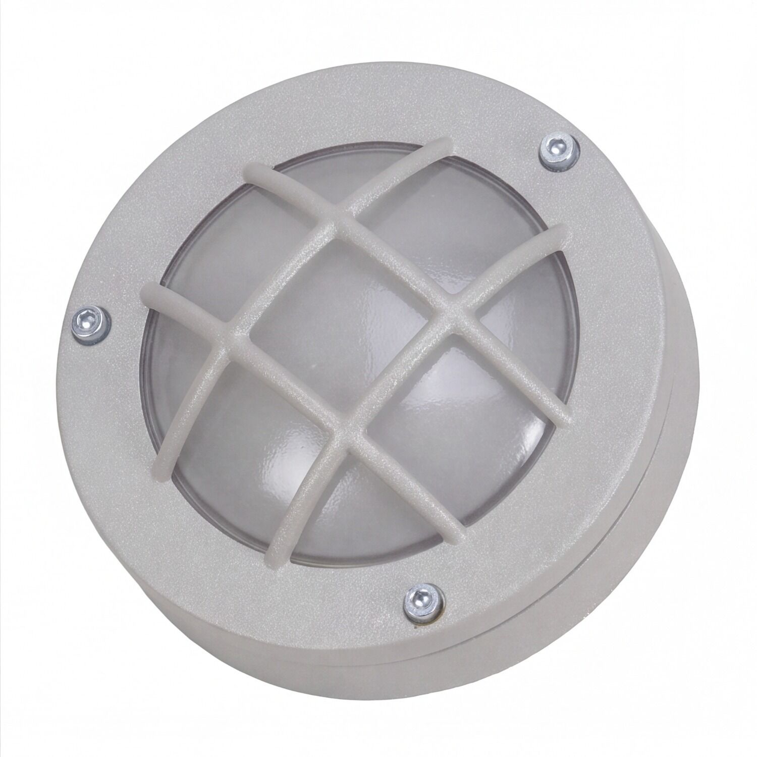le116720-wandlampe-terrasse-eingangsbereich-garten-aussen-metall-kunststoff-industrial-rustikal-ip44-grau-silber-02 LED-Licht, Gehäuse, Gitterabdeckung, Rundlicht, Spotlight-Adapter
