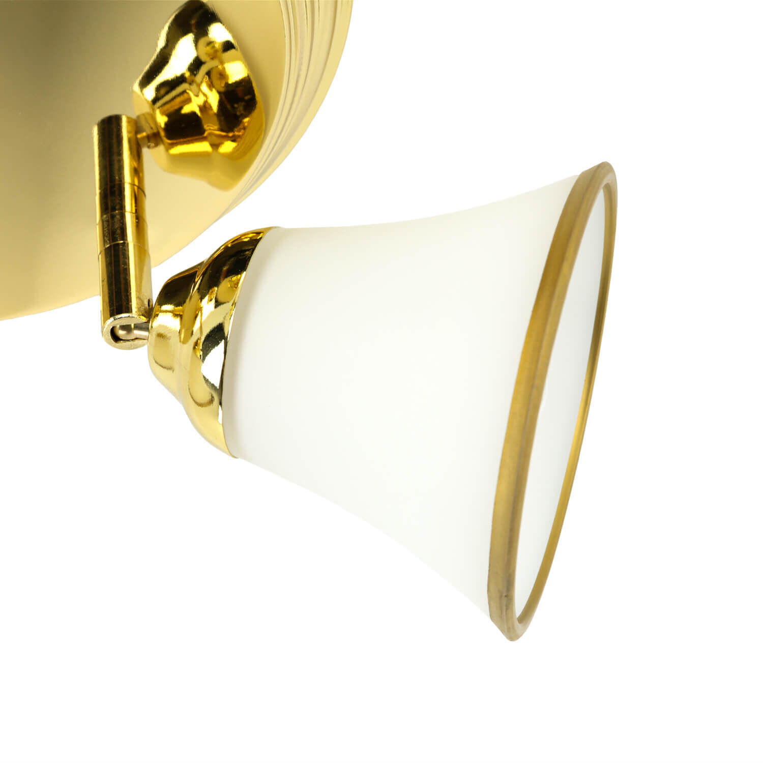 Jugendstil Deckenlampe in Gold Flur Bad