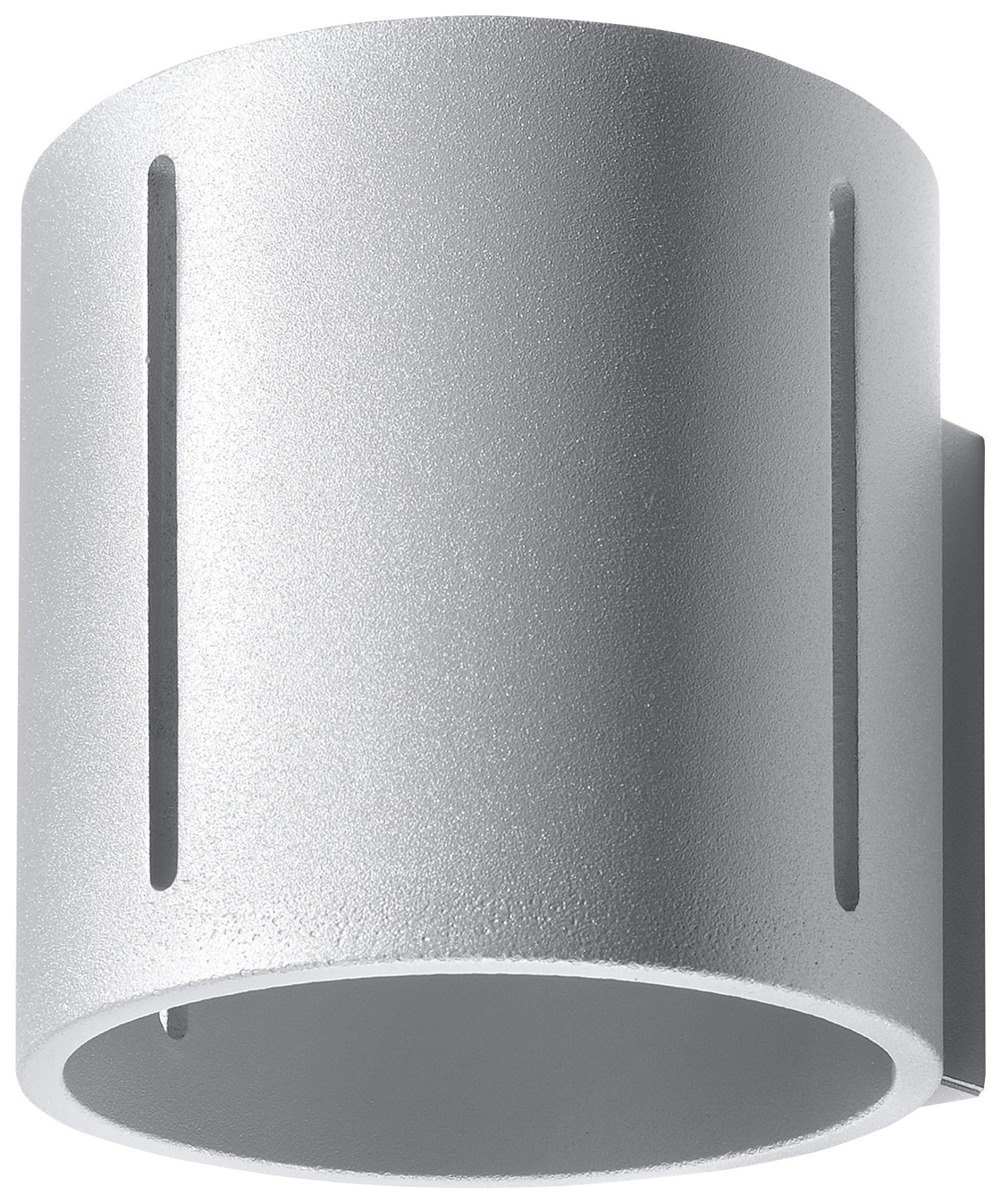 Applique métallique petite H : 10 cm Up Down Gris G9 couloir