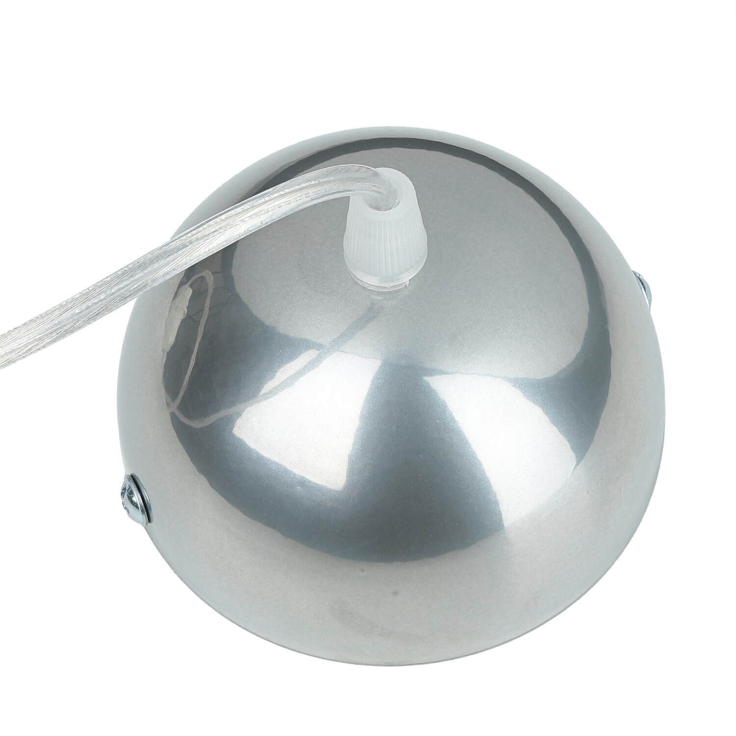 Lampe à suspendre grise tissu dentelle SELMA Chambre à coucher Beleuchtung, Lampe, Zubehör