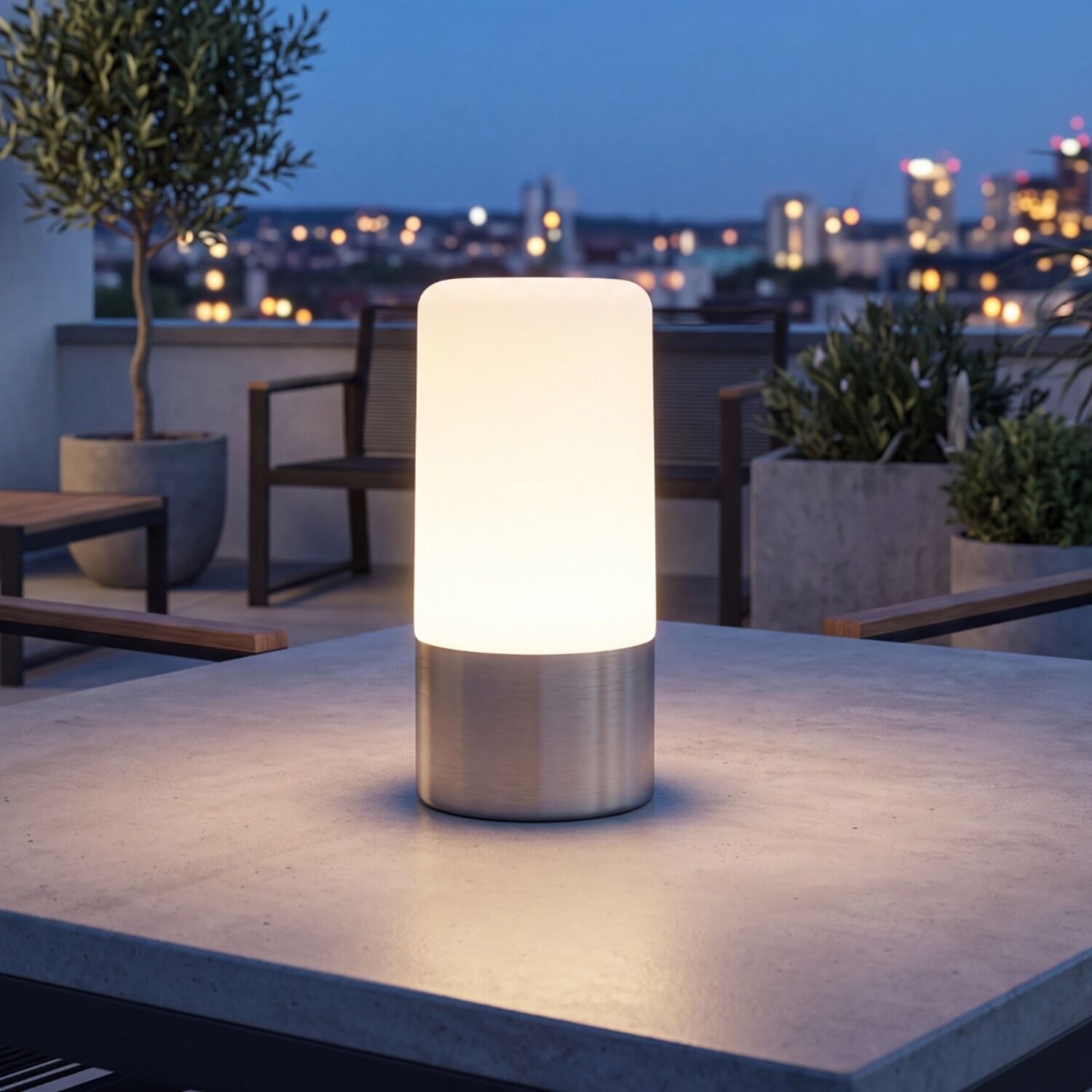le110926-tischleuchte-akkuleuchte-terrasse-balkon-wohnzimmer-schlafzimmer-flur-aussen-innen-metall-kunststoff-modern-usb-silber-weiss-06 Tischleuchte, LED-Lampe, Nachttischlampe, Outdoor, Metallbasis