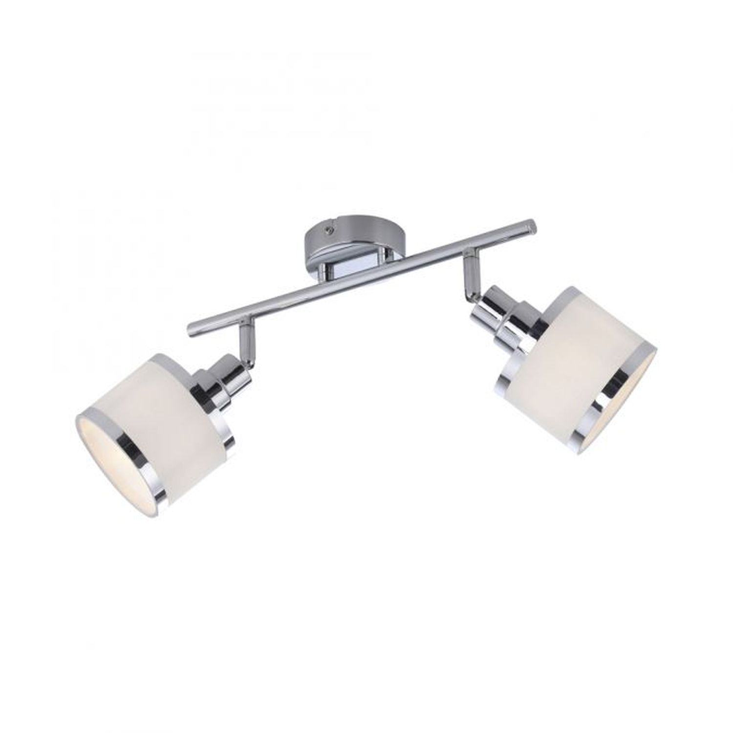 Spot de plafond réglable chrome métal E14 faible éblouissement