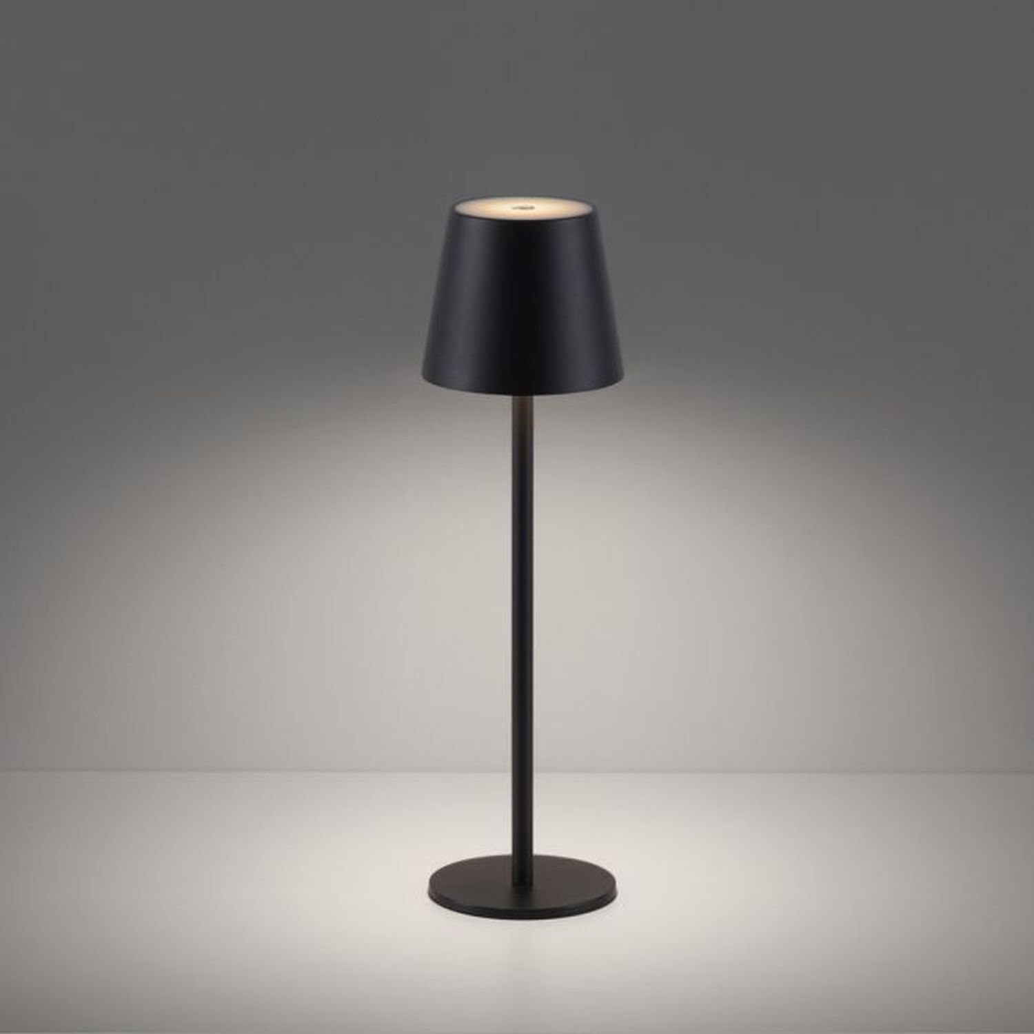 Lampe de table LED rechargeable Métal IP54 Touch Variation 320 lm