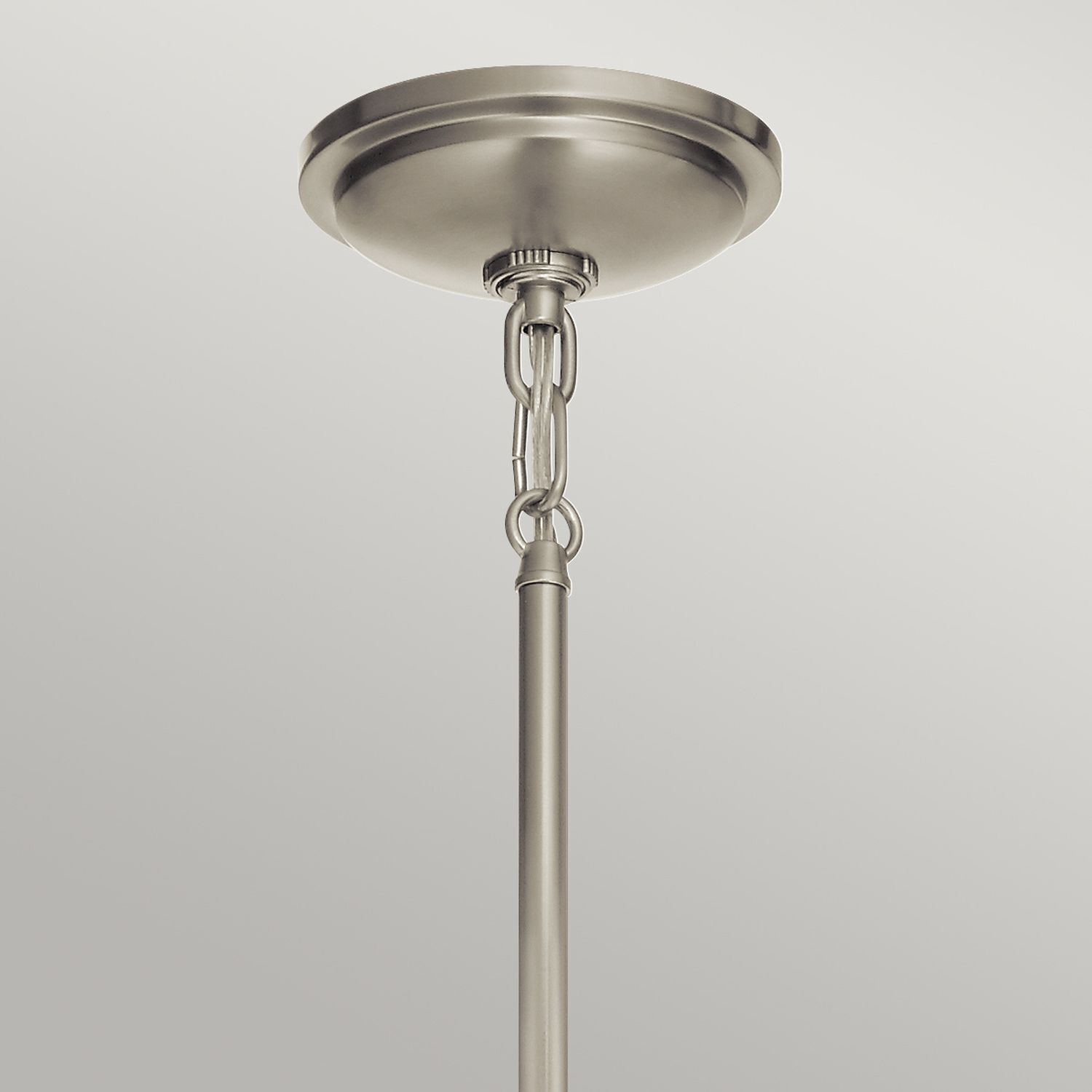 Hängelampe klein Ø 20,4 cm rund H: max. 135,9 cm Metall Glas