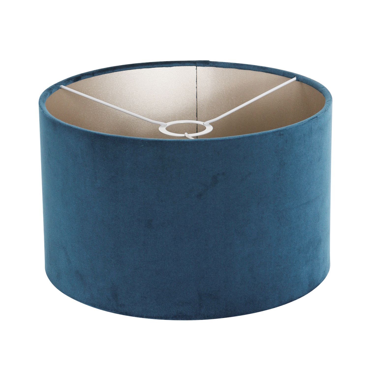 Confortable lampe à suspendre Noir Bleu Métal Tissu 140 cm
