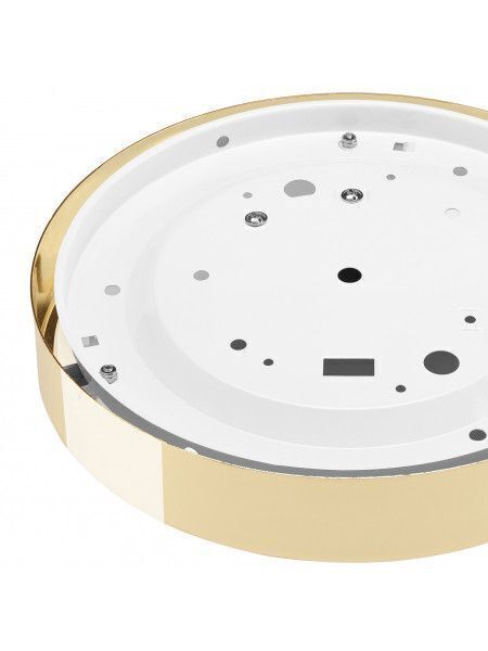 Blendarme Deckenlampe Glas 2-flmg in Gold E27 Ø36 cm Sprudelbad, Wanne