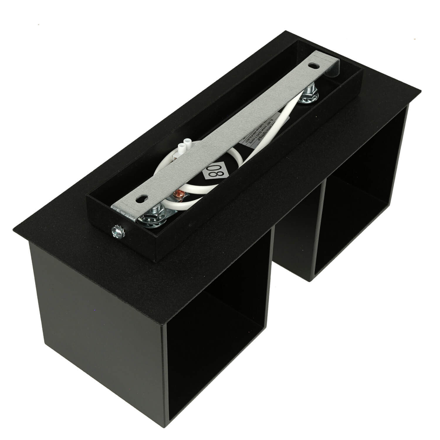 Wandleuchte Up Down B:26cm 2xG9 Schwarz Metall