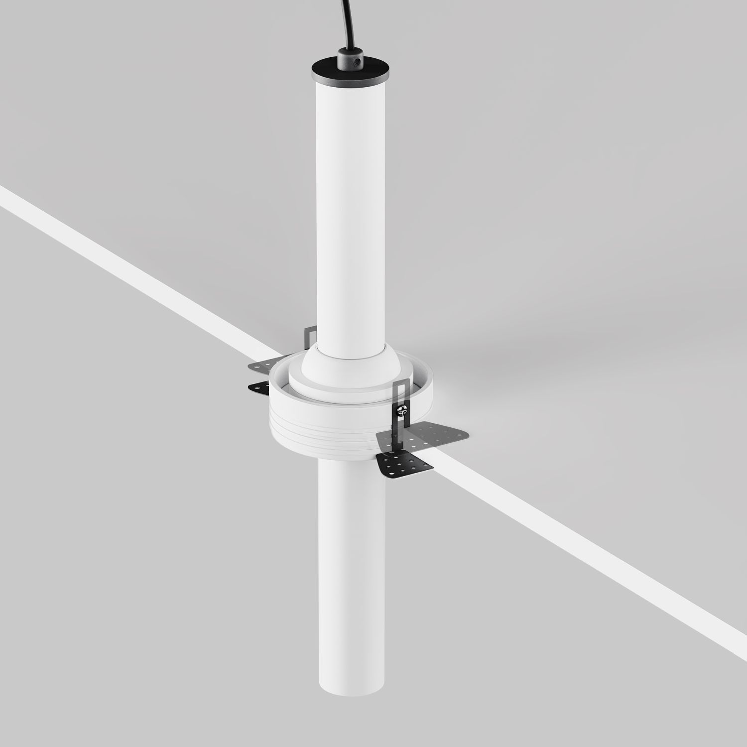 Beleuchtung, Pendelleuchte, Kabel, Montagehalter, Rohr