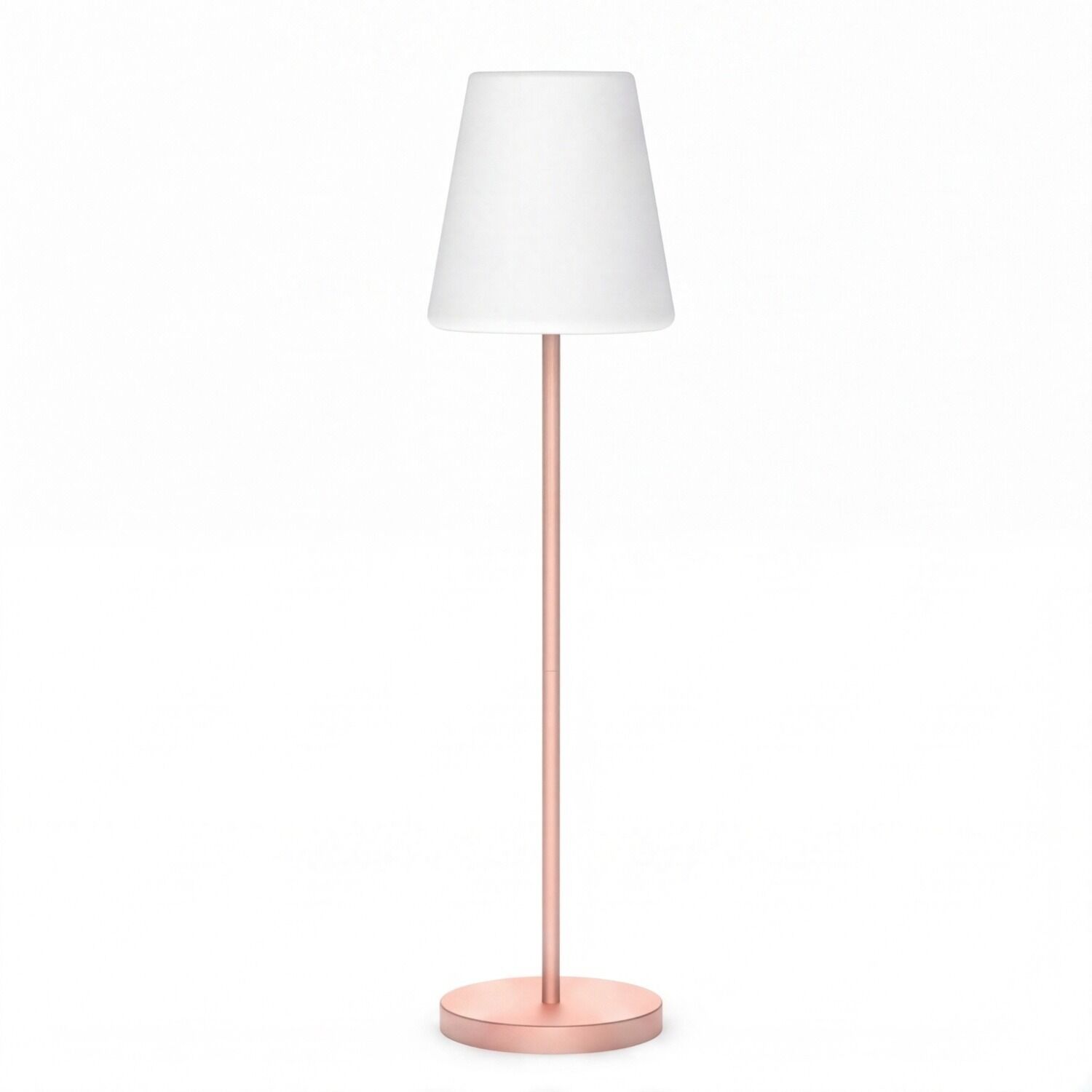 tischlampe, angeland, roségold, staender, lampenschirm