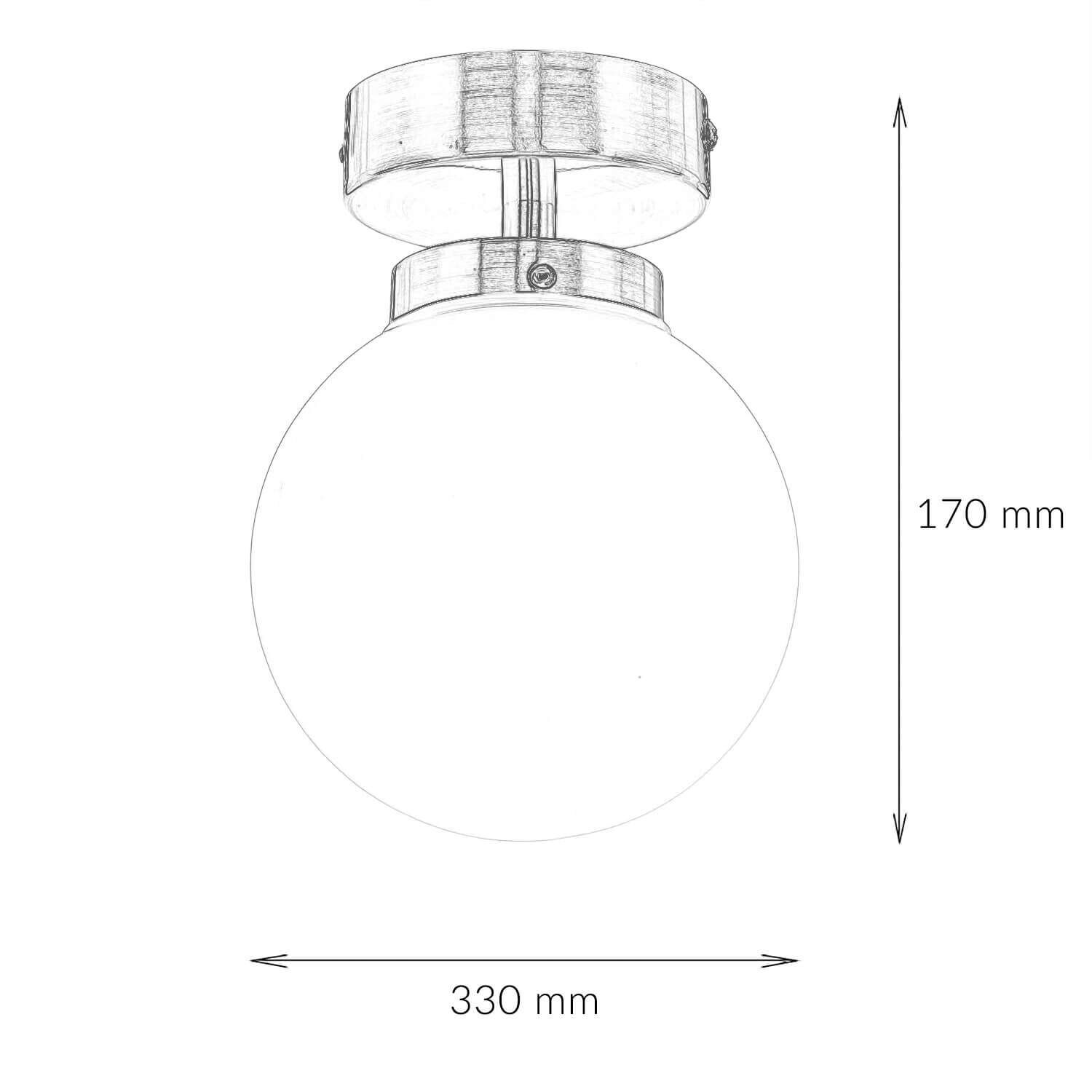 Deckenlampe Badezimmer Chrom Weiß E14