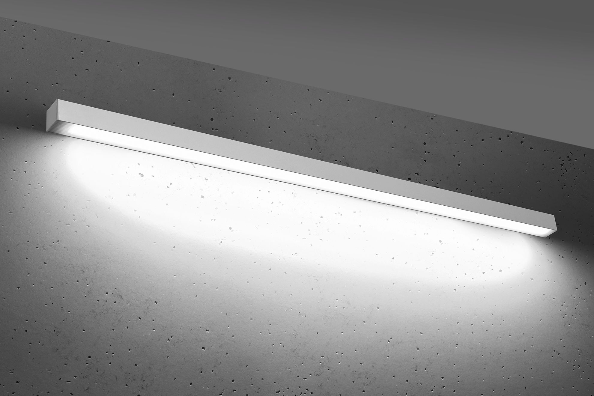 LED Wandleuchte Downlight 150 cm lang 4000 K 4940 lm Weiß