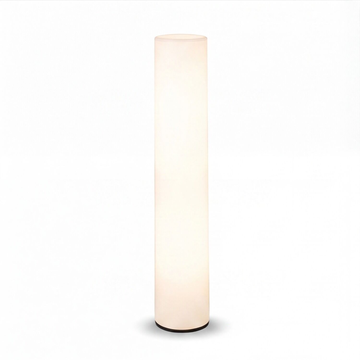 Tischlampe, Stehlampe, LED-Lampe, weiße Lampe, rund