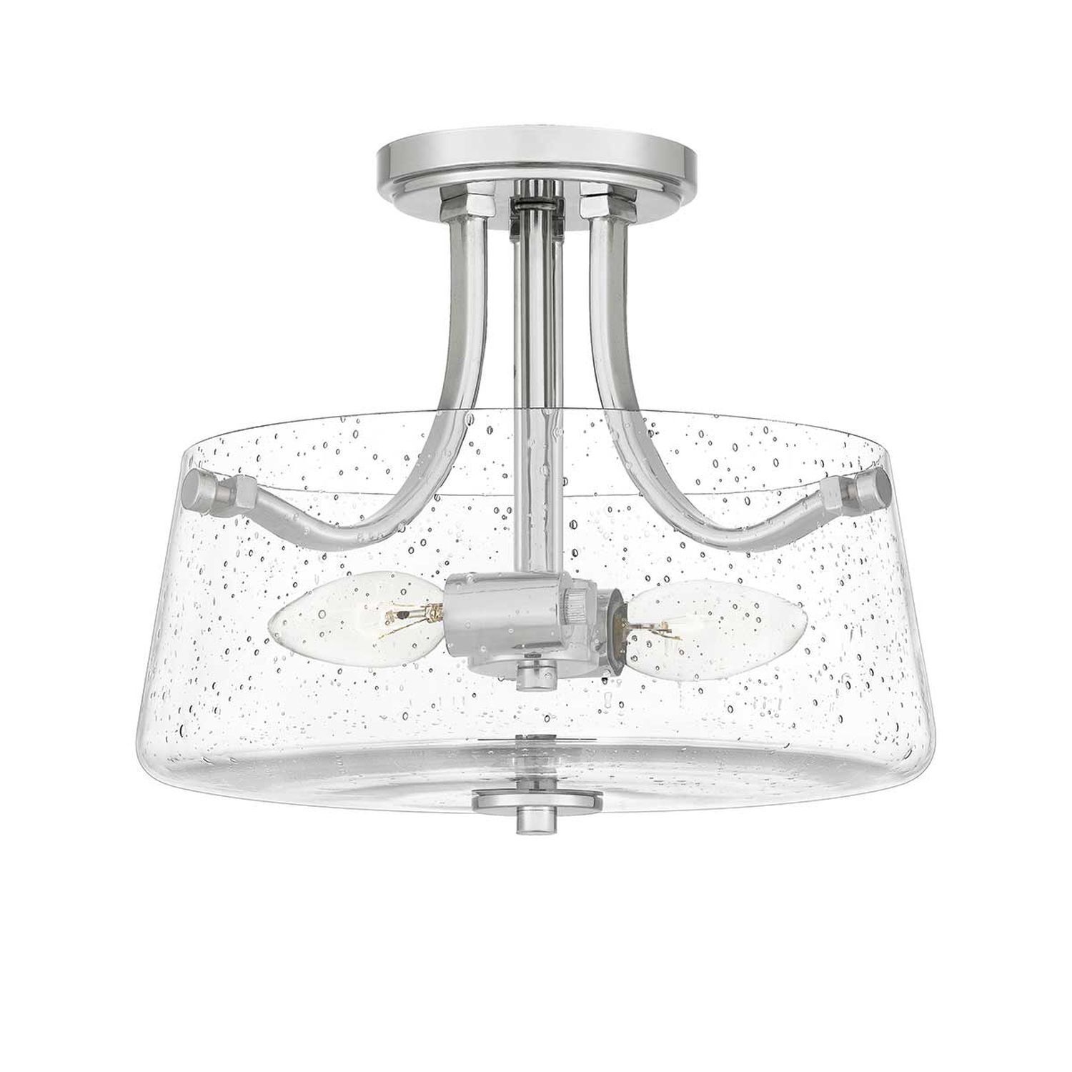 Lampe de plafonnier Art Nouveau ronde Ø 31,3 cm Nickel Métal Verre de pluie