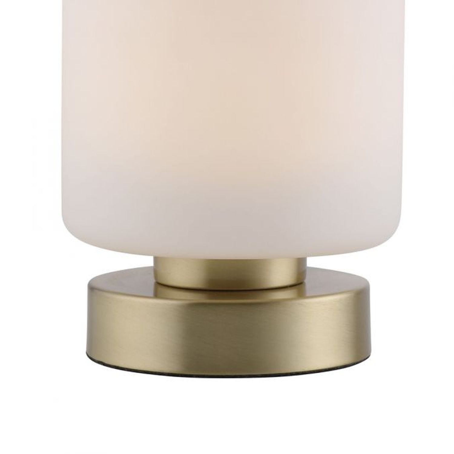 LED Tischleuchte Touch dimmbar 15 cm 3000 K in Messing Lampe, Tischlampe