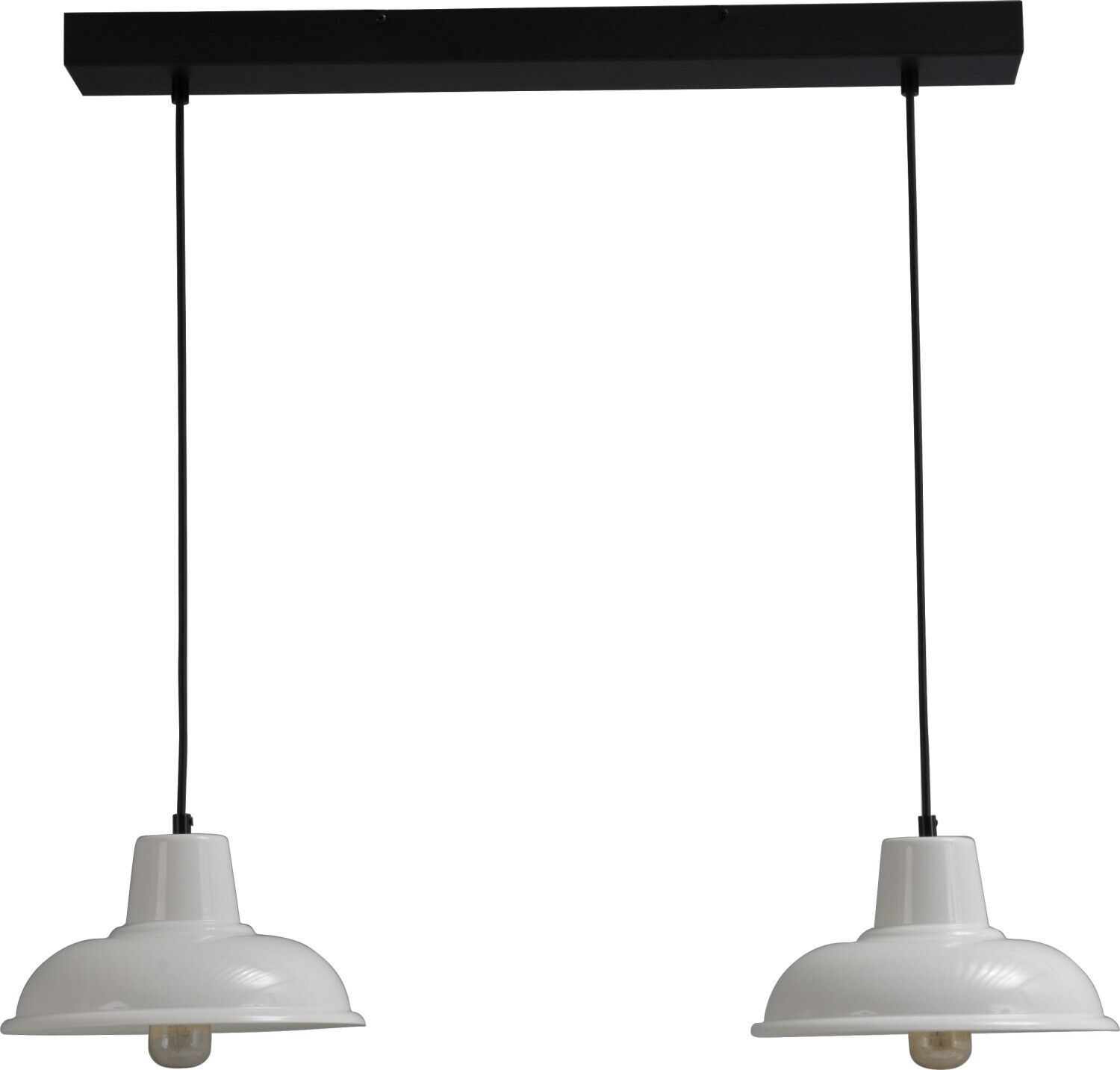 Loft Leuchte schwarz 2-flmg