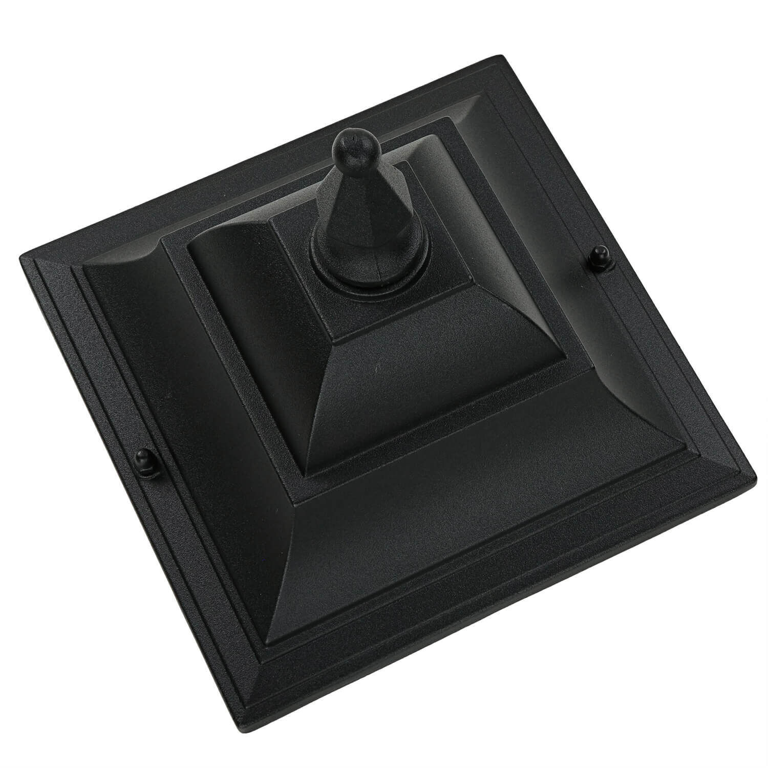 Wandleuchte LEADWORTH Schwarz IP43 Rustikal Haus Postfach