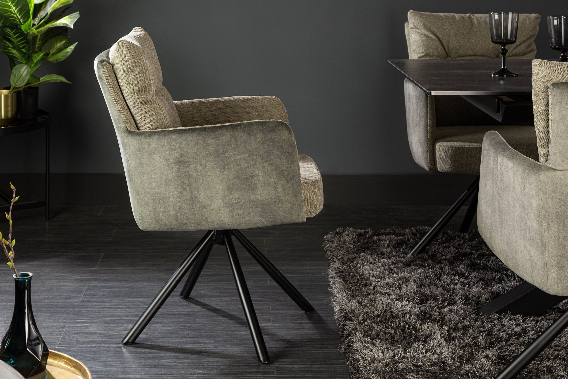 Moebel, Stuhl, Dekoration für Zuhause, Sessel Moebel, Stuhl, Dekoration für Zuhause, Teppich, Pflanze