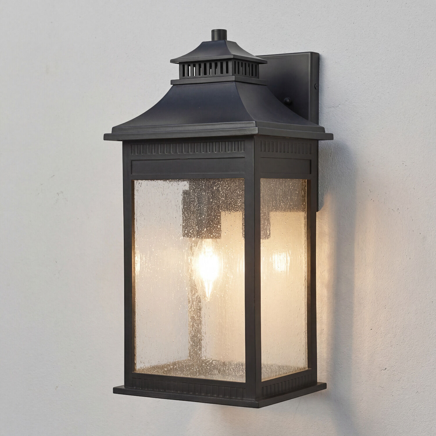 aussen-wandleuchte-aussenlampe-maisie-3-flammig-bronze-antik-vintage-07 Außenleuchte, Wandlampe, Laterne, Glaspanes, Metall