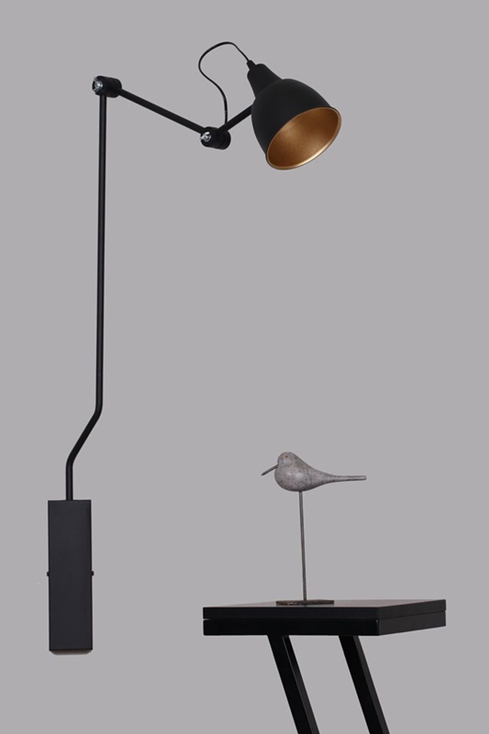 Wandlampe Schwarz Modern Design Leselampe Wand