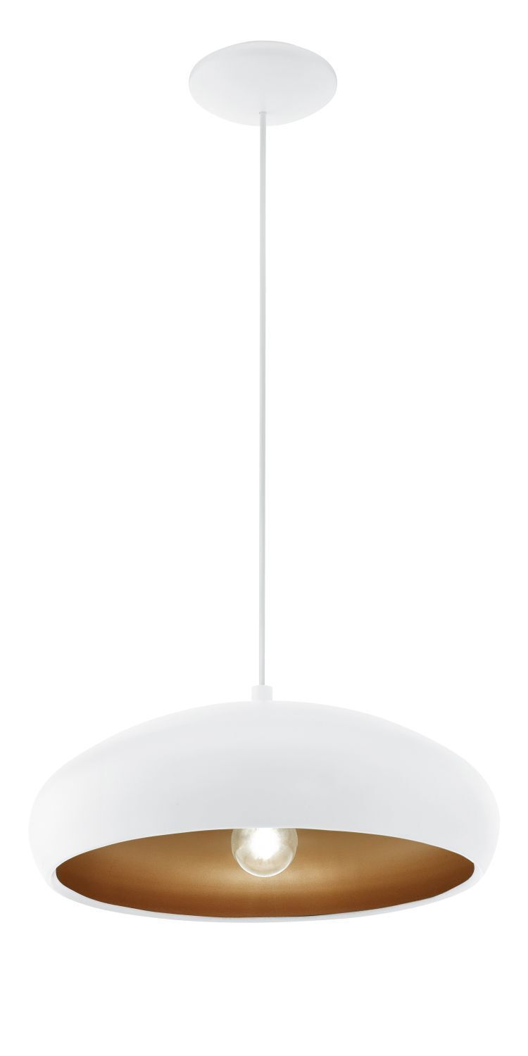 Largeur Loft Lampe à suspendre Mogano 1 blanc Ø40cm